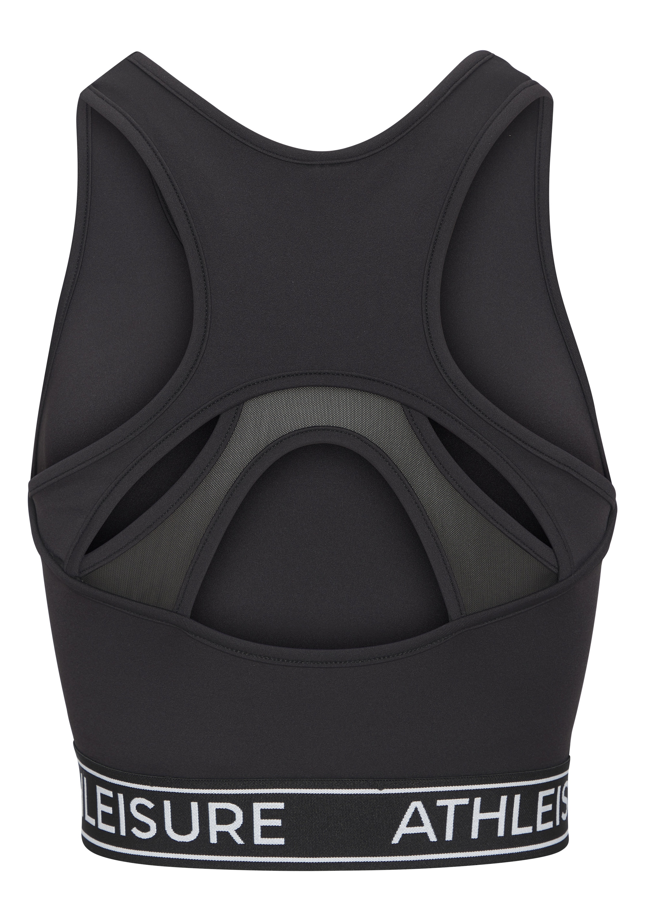 LASCANA ACTIVE Crop-Top mit modischem Rücken und Mesh-Einsatz, Tank Top, sportlich, bauchfrei