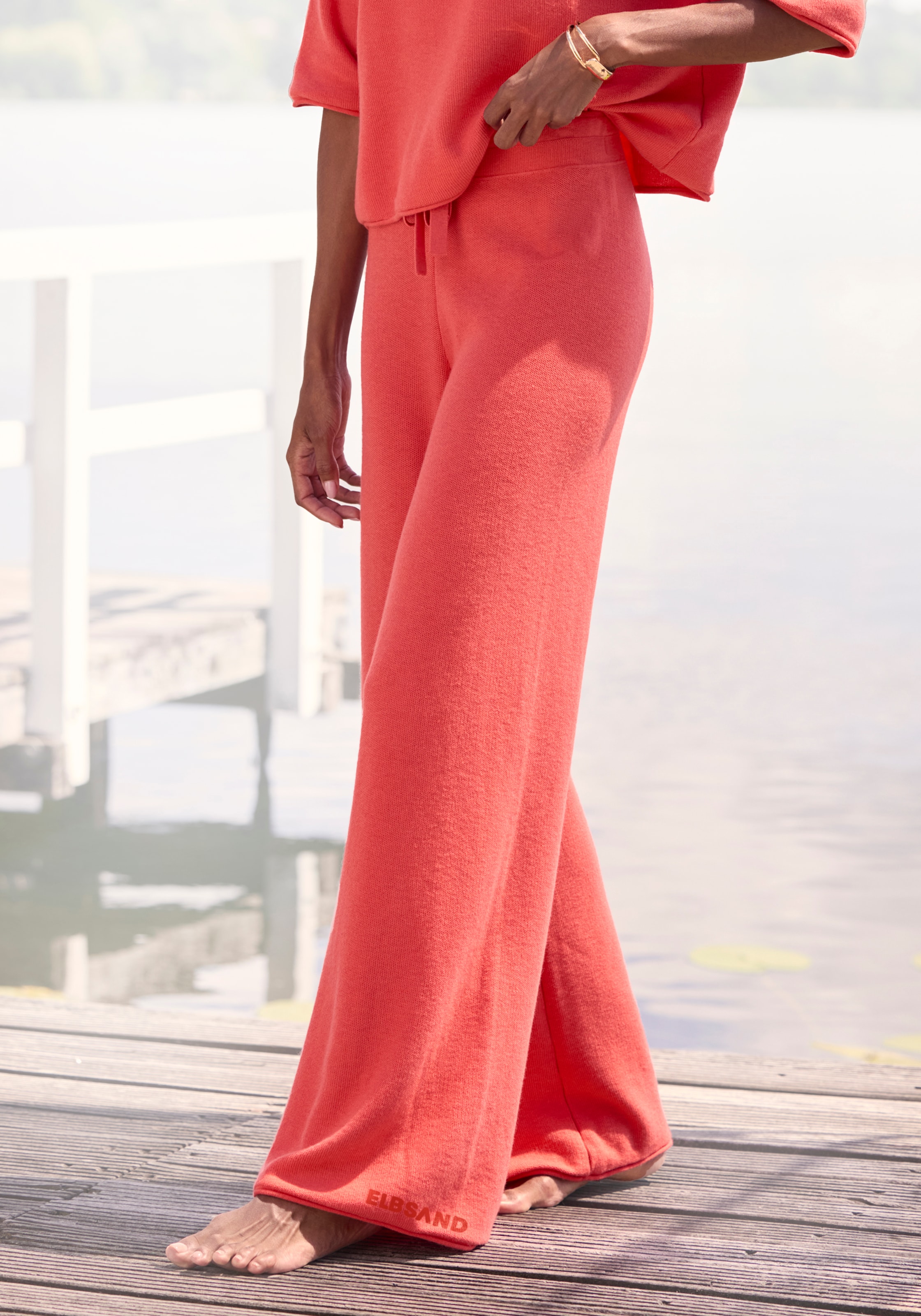 Elbsand Loungehose  aus hochwertigem Feinstrick, Loungewear