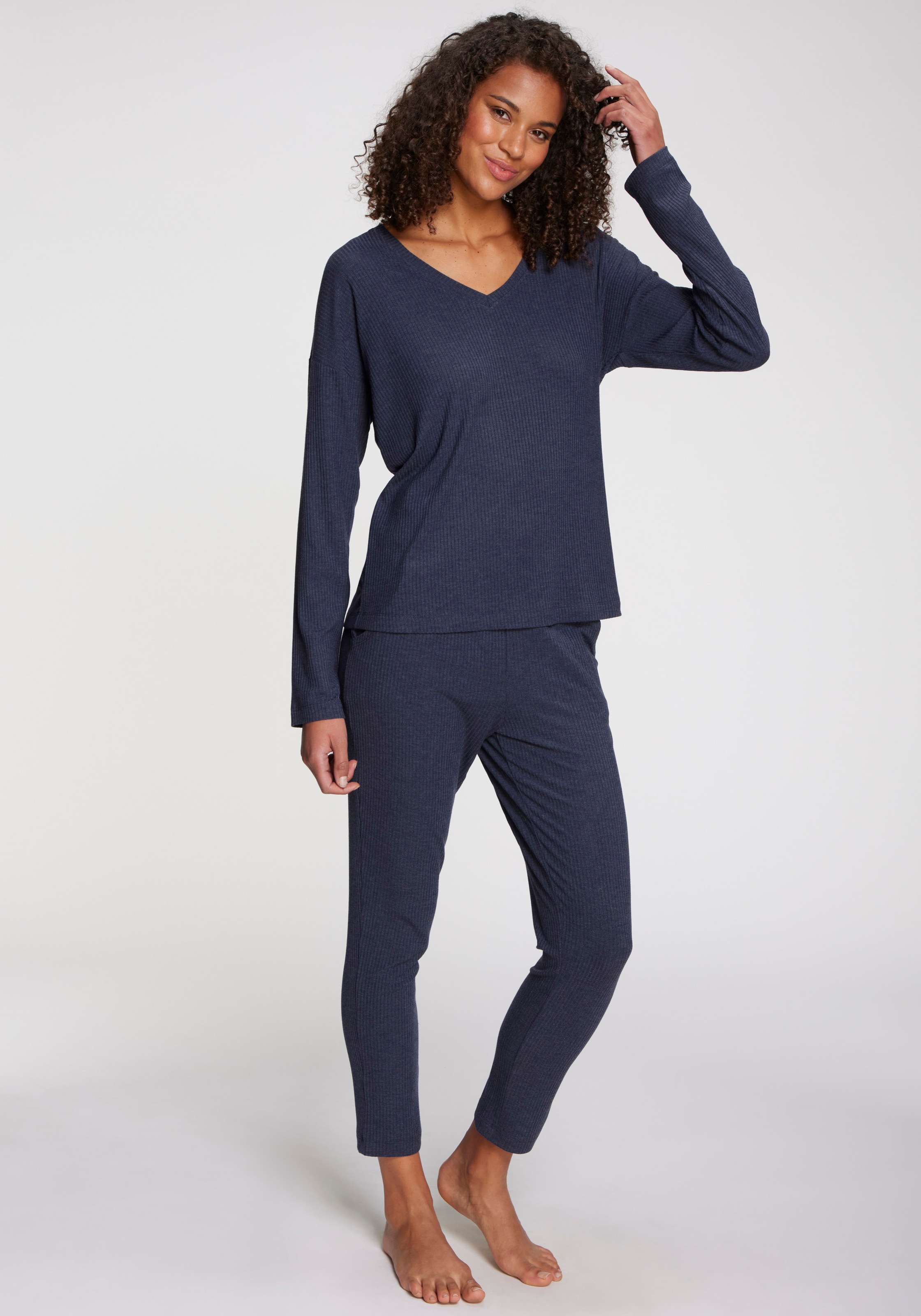 s.Oliver Longsleeve Aus weicher Rippqualität