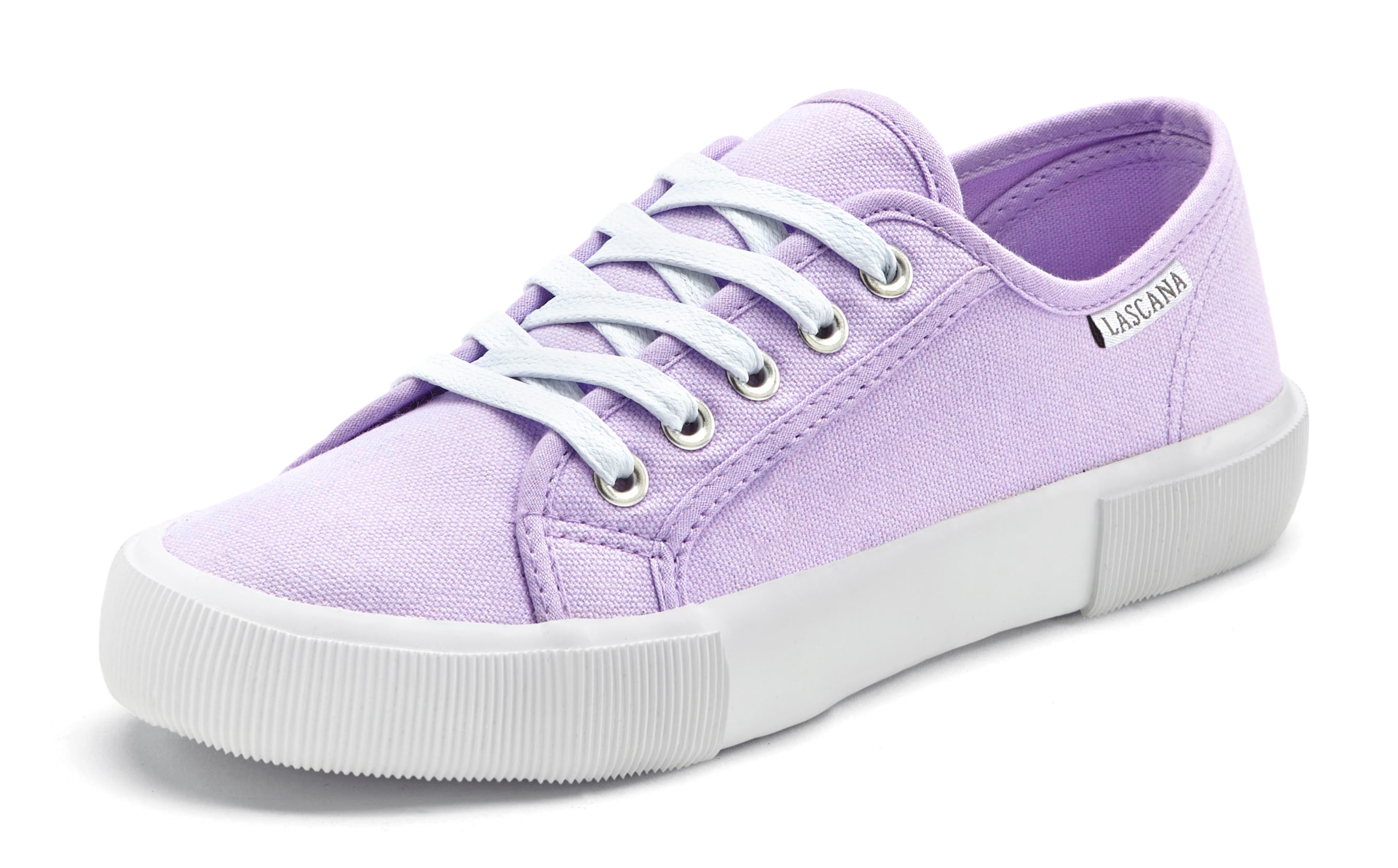 LASCANA Sneaker  aus Textil, Schnürhalbschuh, Freizeitschuh, Turnschuh