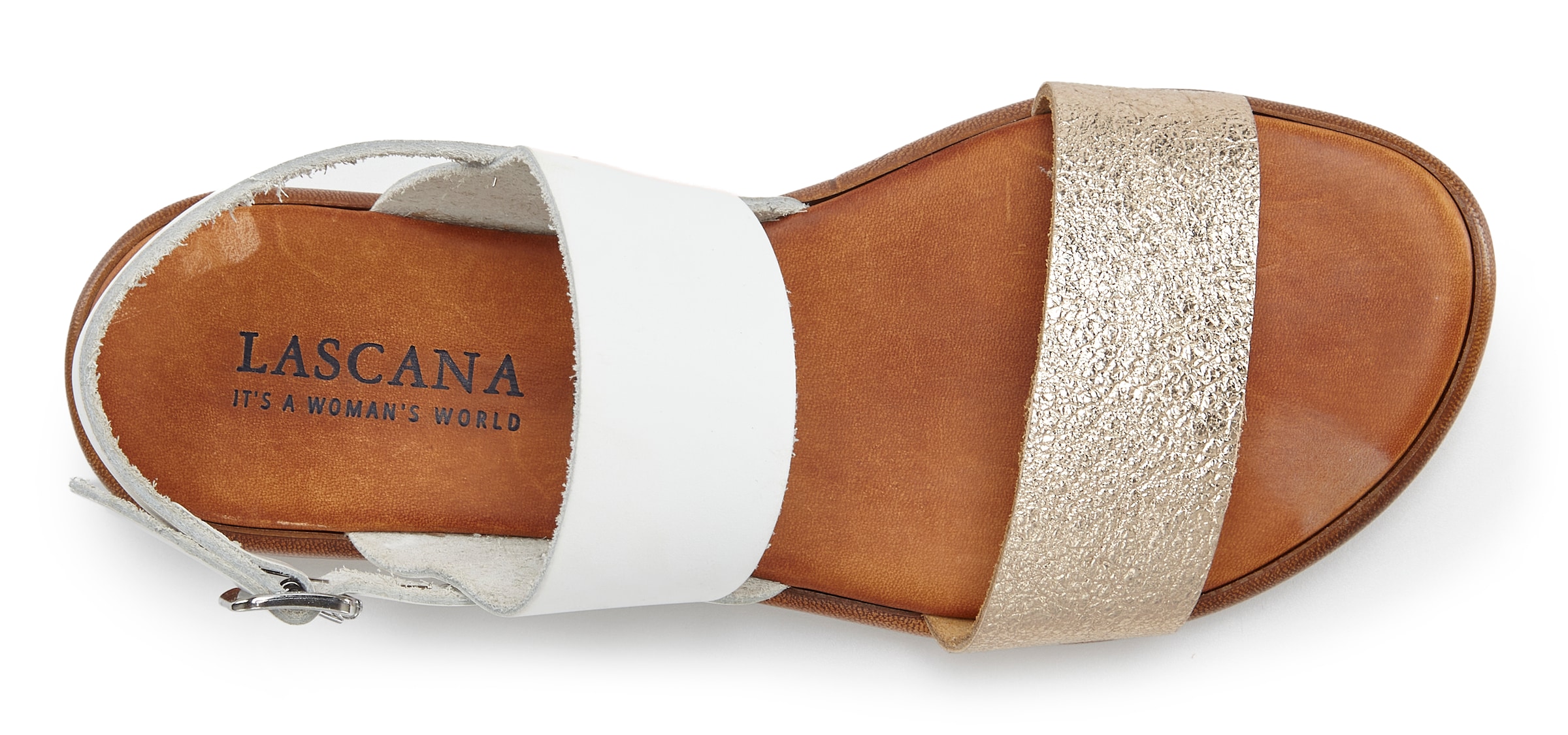 LASCANA Sandale »Sommerschuh, Riemchensandale, offener Schuh«  aus Leder