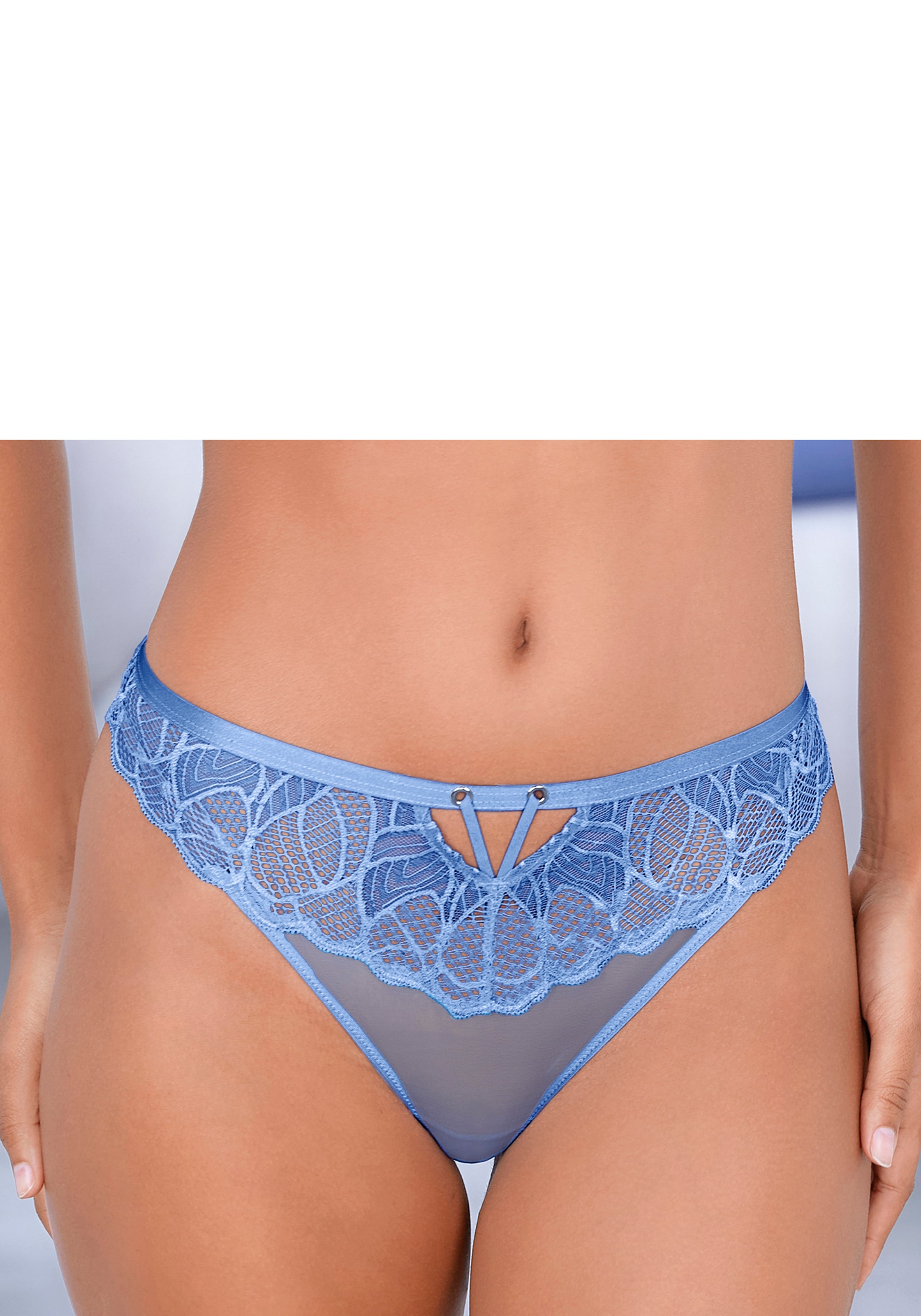 LASCANA String »Alicia« mit schönem Bund aus feiner Spitze