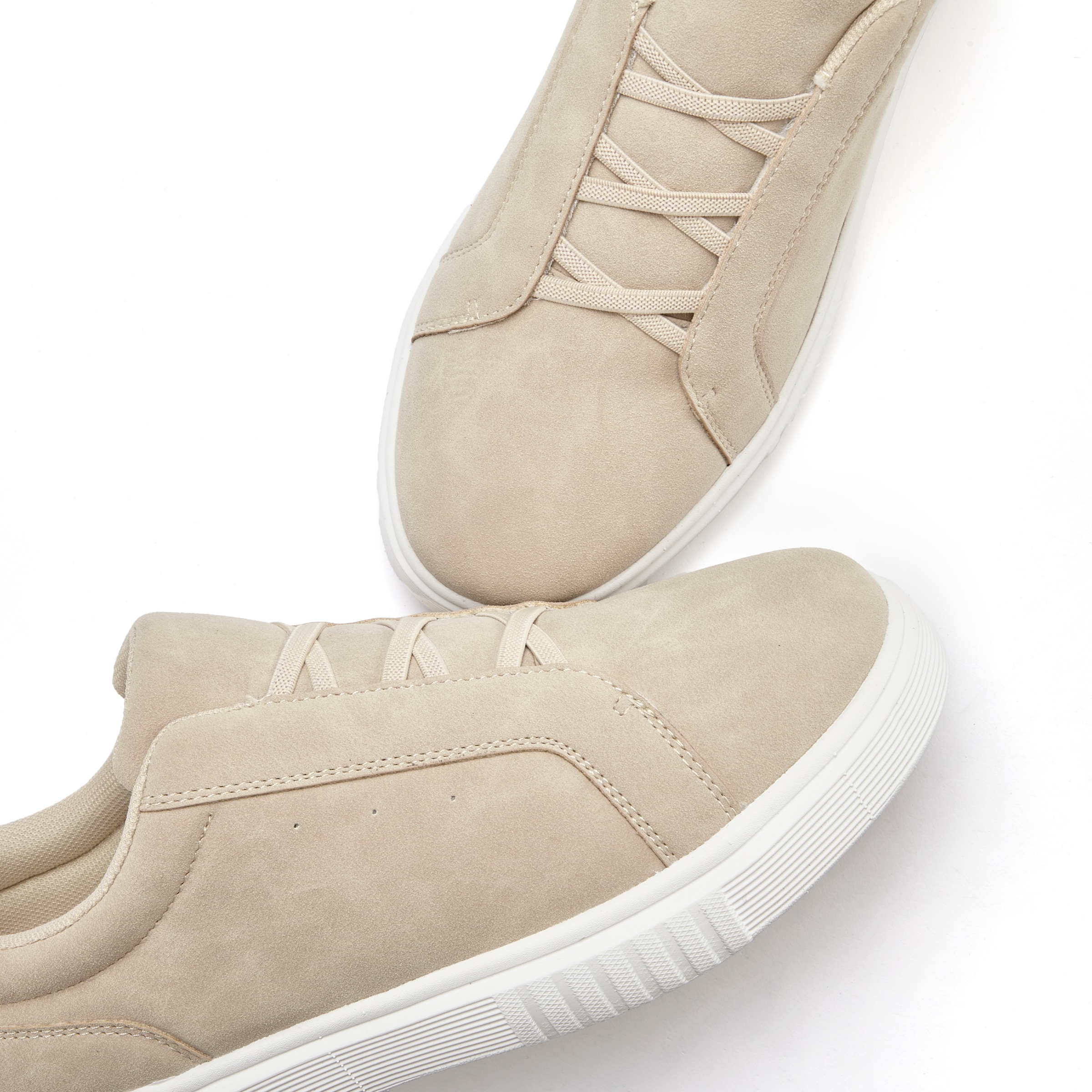 John Devin Sneaker »Freizeitschuh,«, mit elastischen Bändern für schnelles Reinschlüpfen, Unisex VEGAN