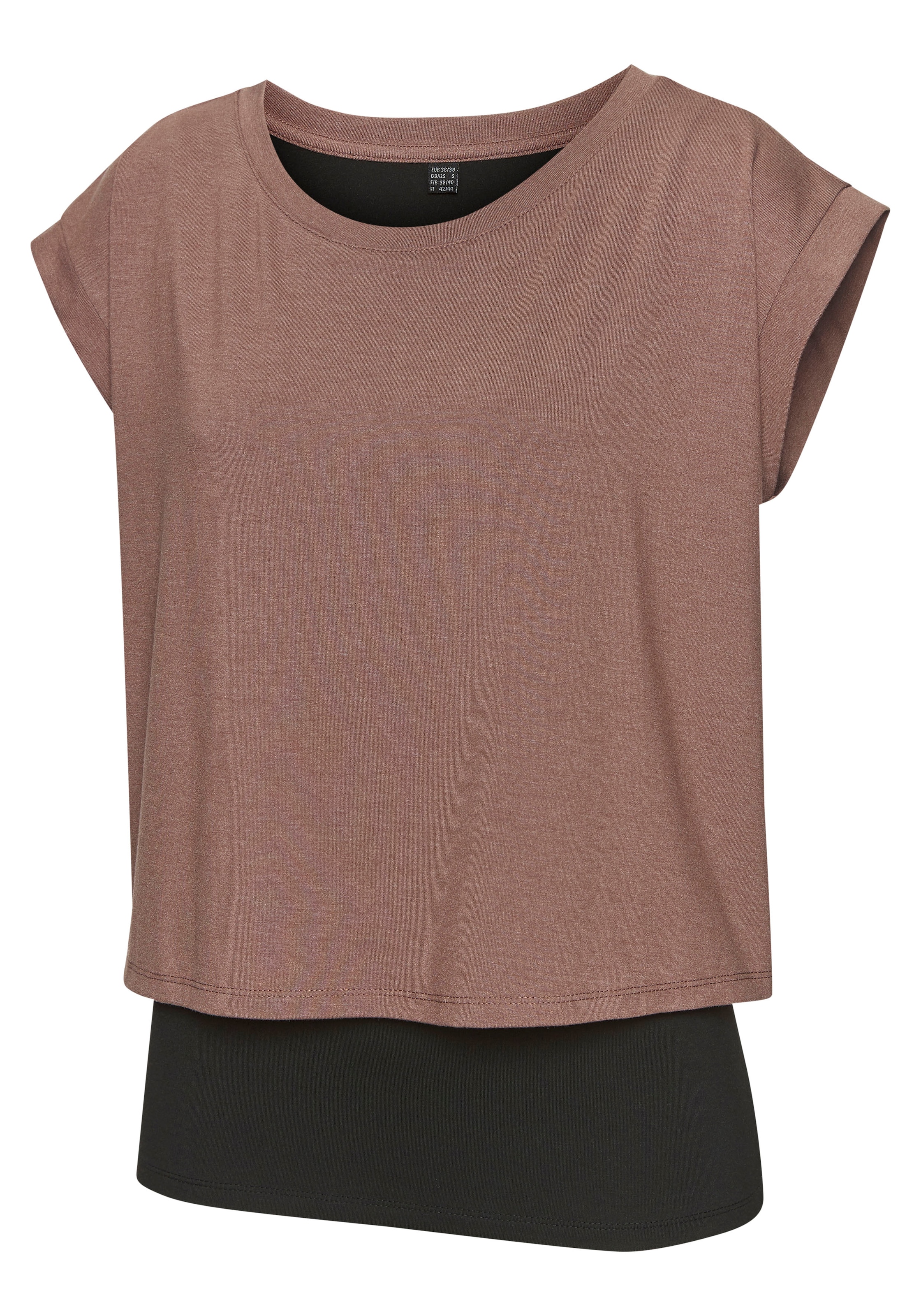 LASCANA ACTIVE Layershirt, 2 in 1 T-Shirt im Layer-Design