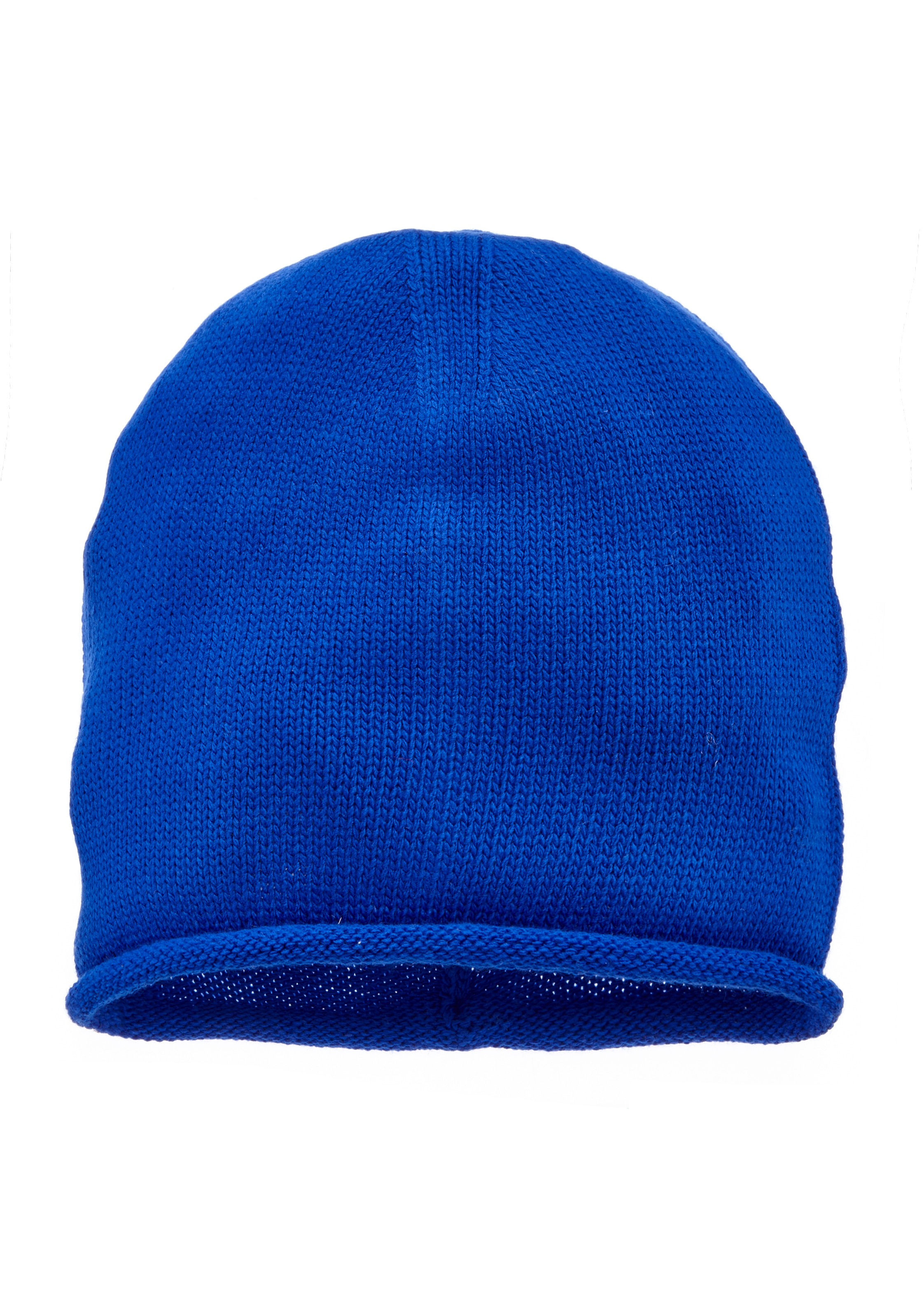 LASCANA Beanie »Strickmütze«, Feinstrick mit Rollrand, Wintermütze, Herbstmütze, Mütze