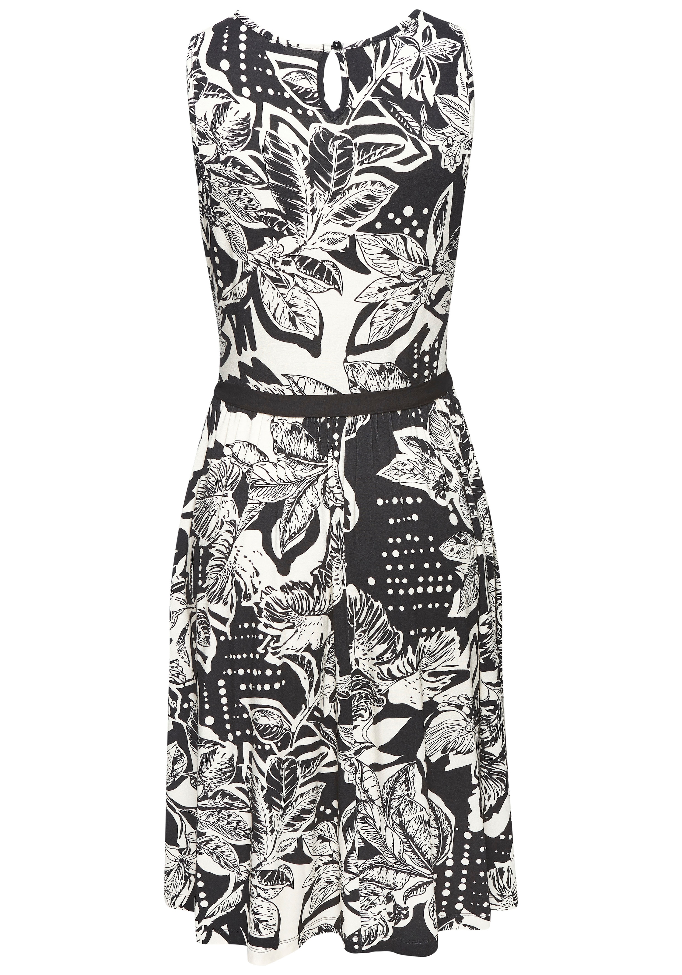 Vivance Jerseykleid, mit Bindeband, Sommerkleid, casual