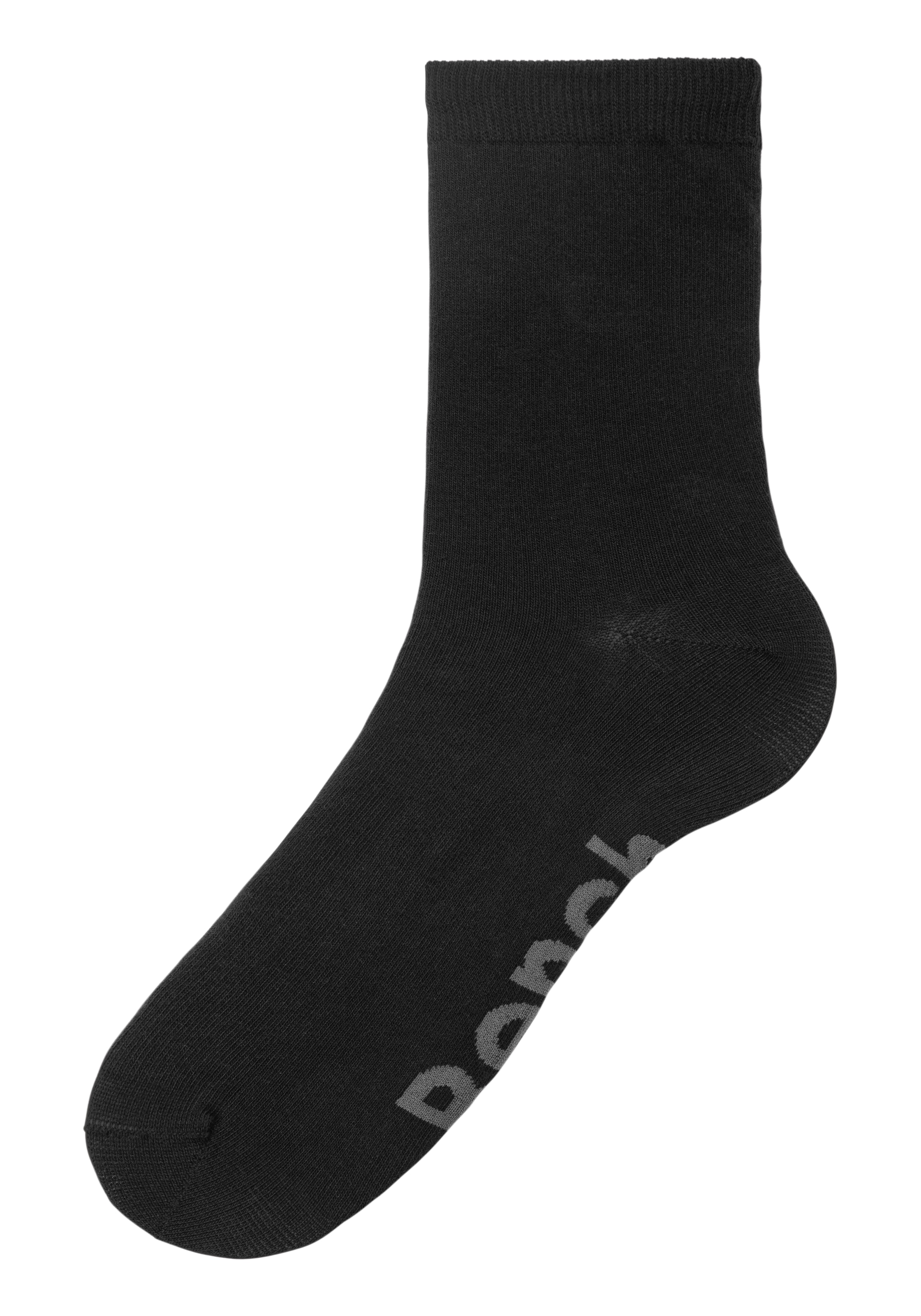 Bench. Socken, (Dose, 4 Paar), mit farbigen Innenbündchen, sortiert in edler Geschenkdose