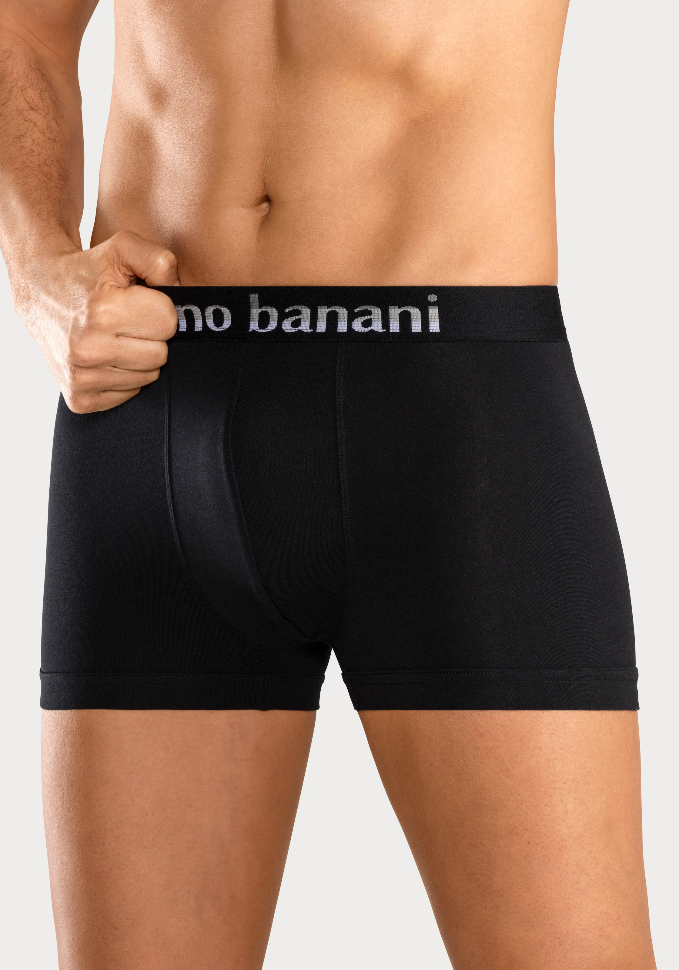 Bruno Banani Boxer »Boxershorts für Herren«, (Packung, 5 St.), mit Streifen Logo Webbund
