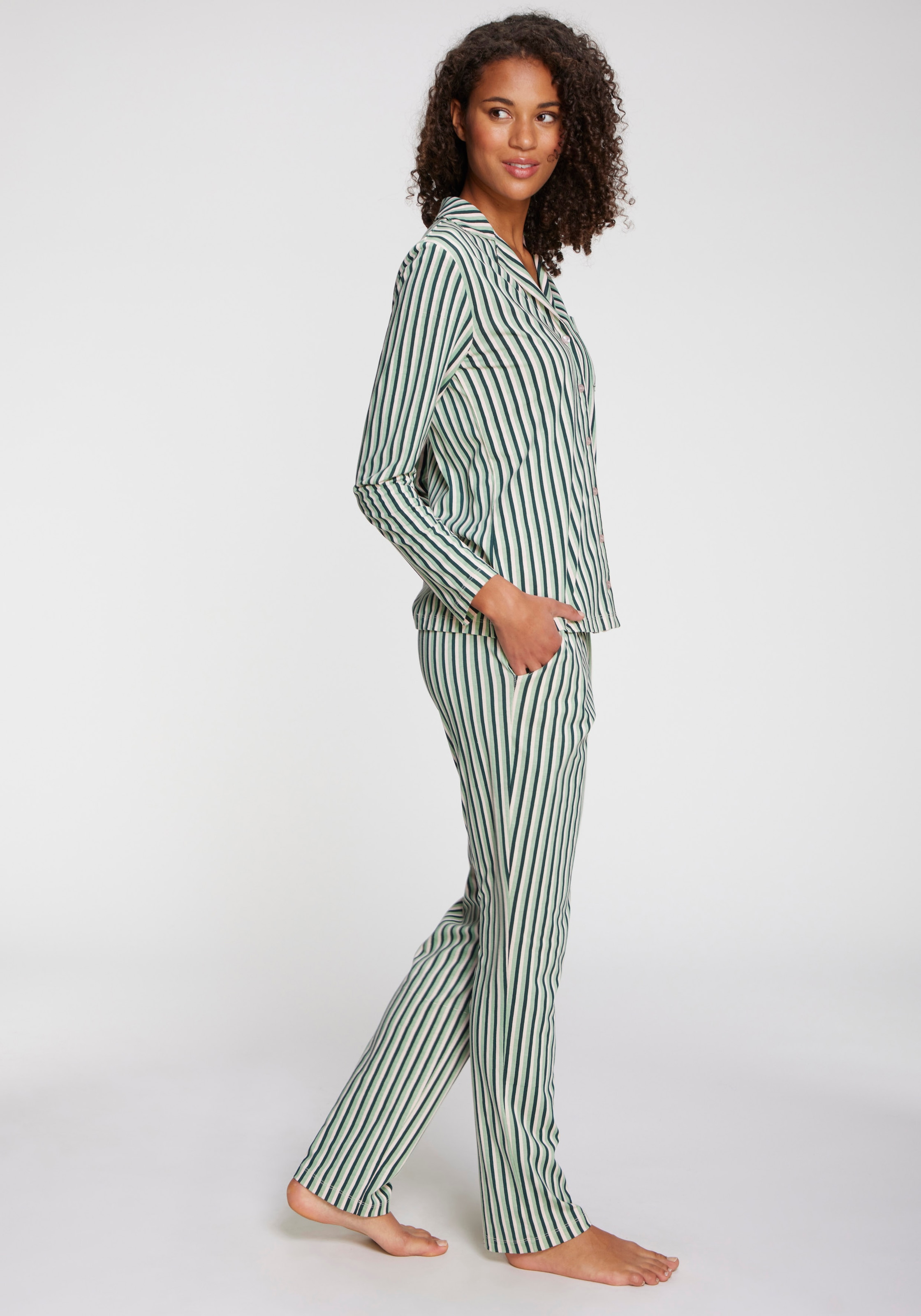 s.Oliver Pyjamahose, Schönes Allovermuster