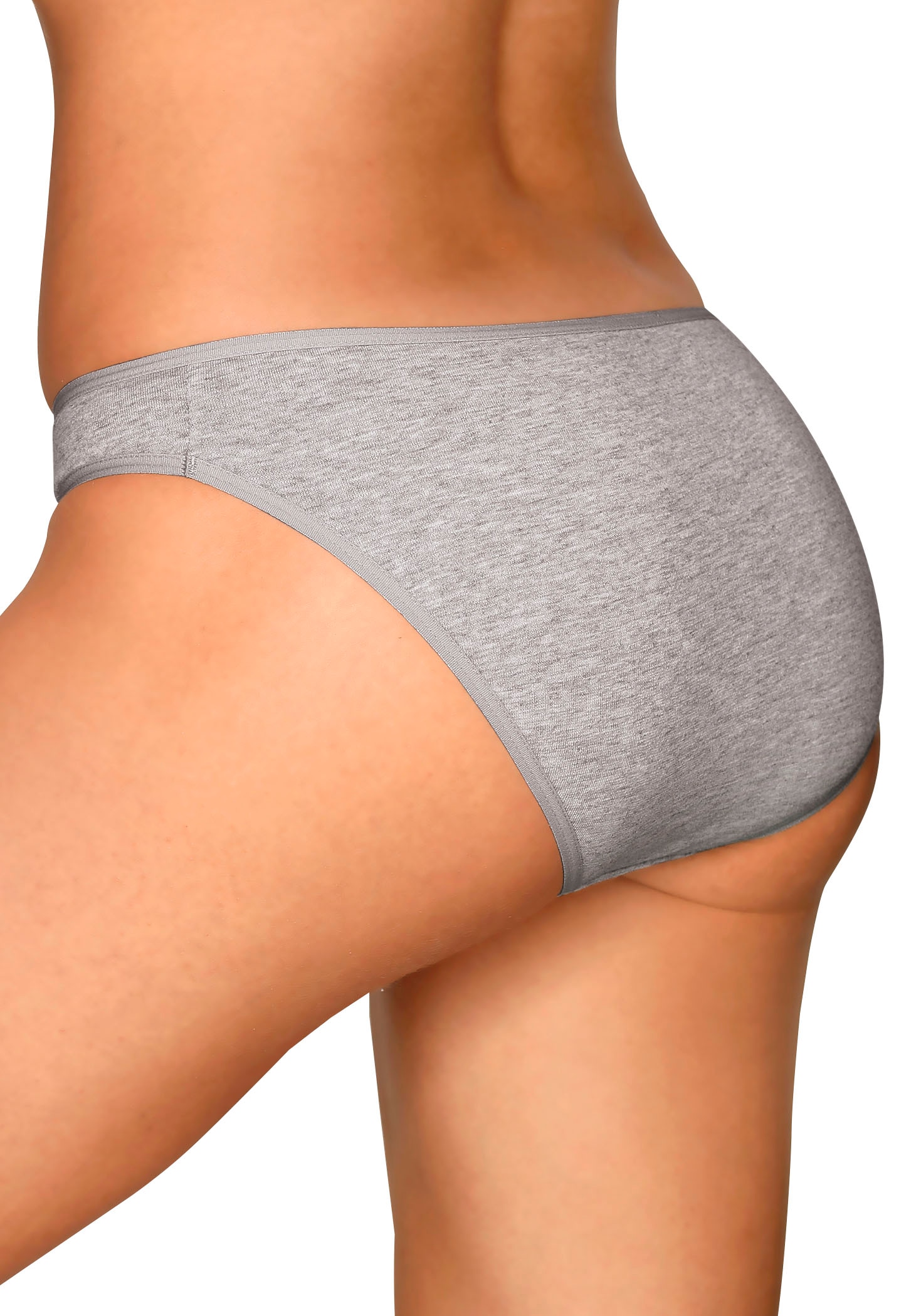 petite fleur Bikinislip, (10er-Pack), aus elastischer Baumwolle