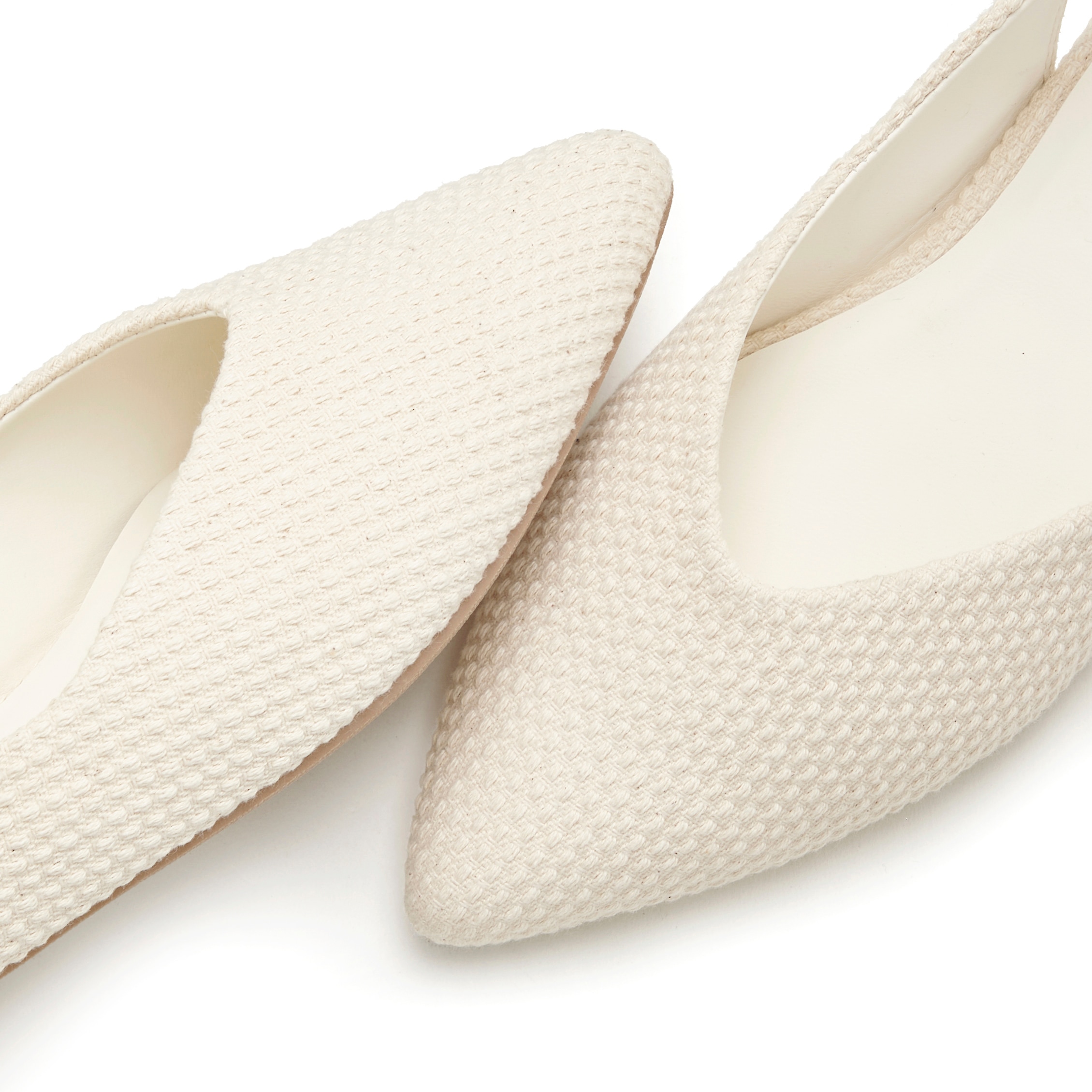 LASCANA Ballerina, Sling-Ballerina mit elastischem Riemchen aus Textil VEGAN