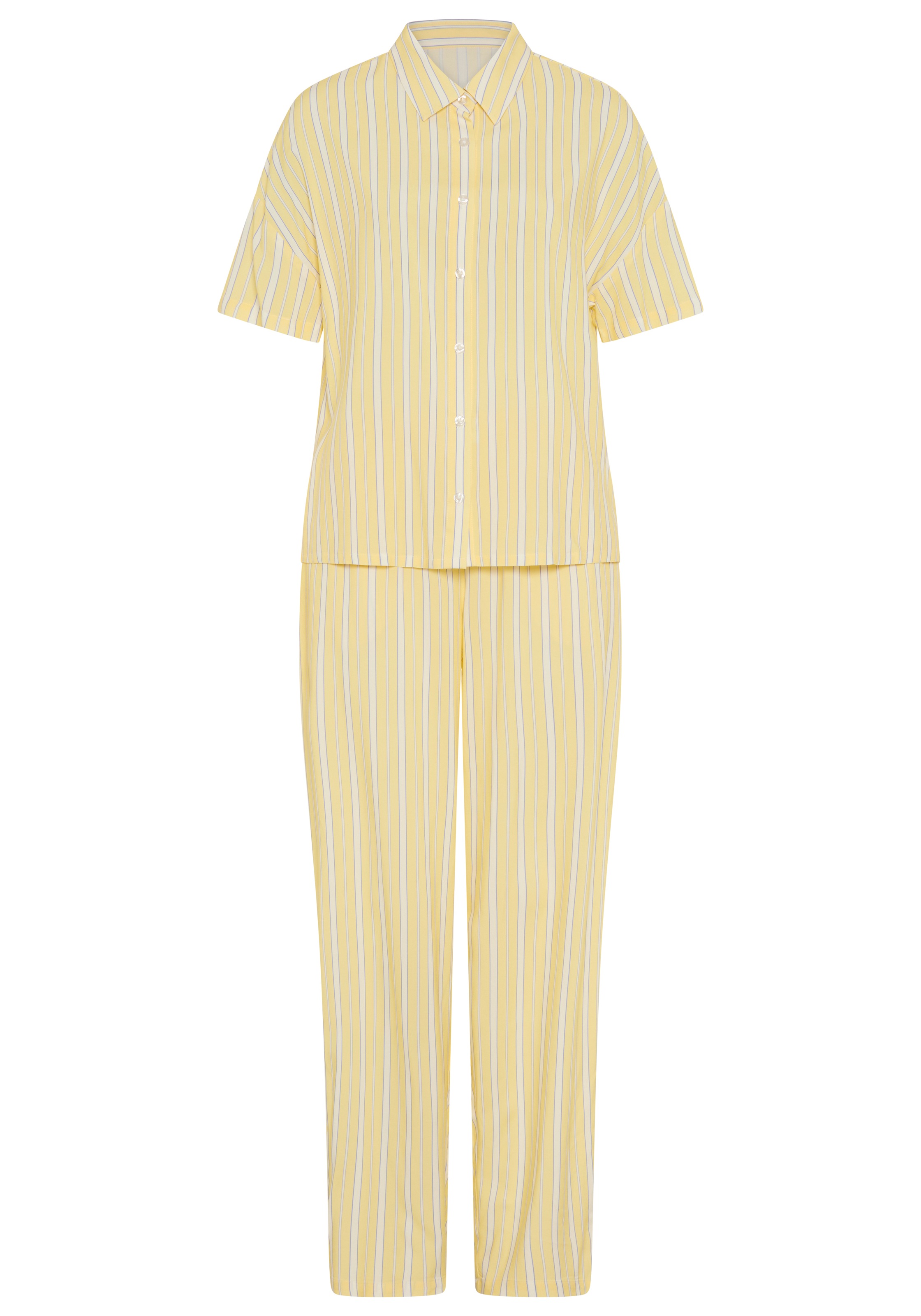 LSCN by LASCANA Pyjama Set, 2 mit weiter Ballon-Hose
