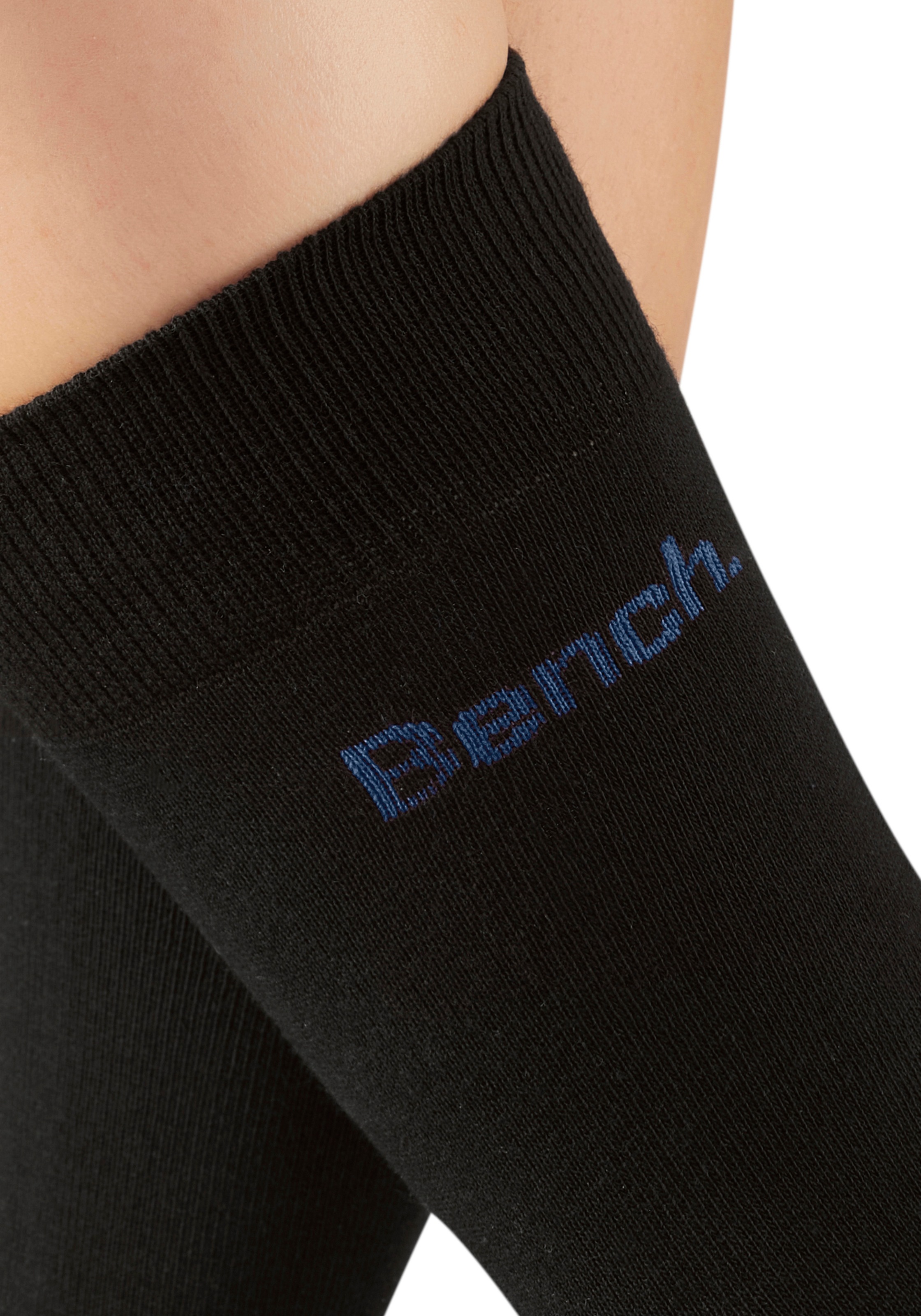 Bench. Basicsocken »Herrensocken für Beruf und Freizeit« Packung, 6 Paar tlg. mit farbigem kleinen Markenlogo