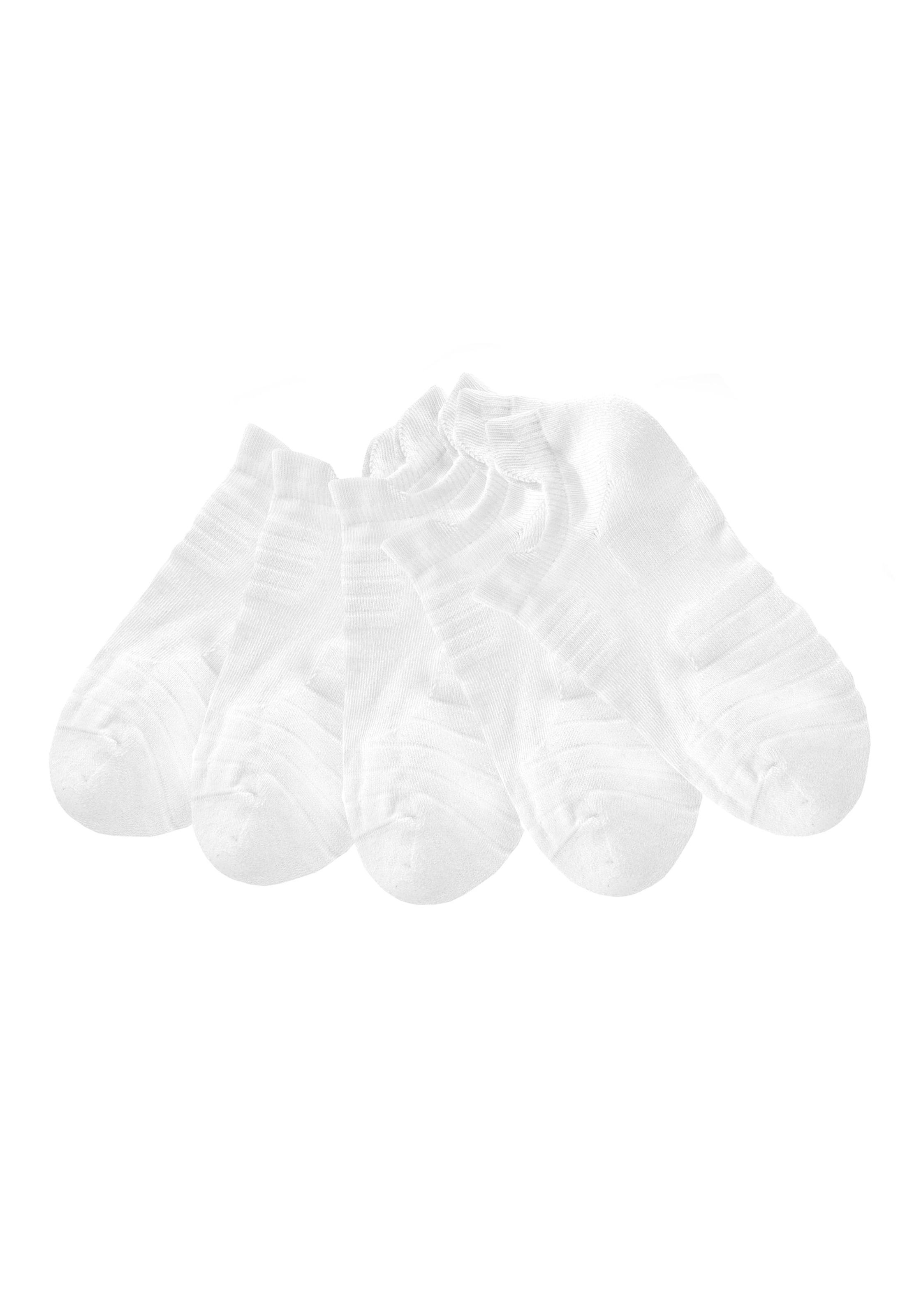 LASCANA ACTIVE Sneakersocken, (Packung, 5 Paar), mit Frottee Details