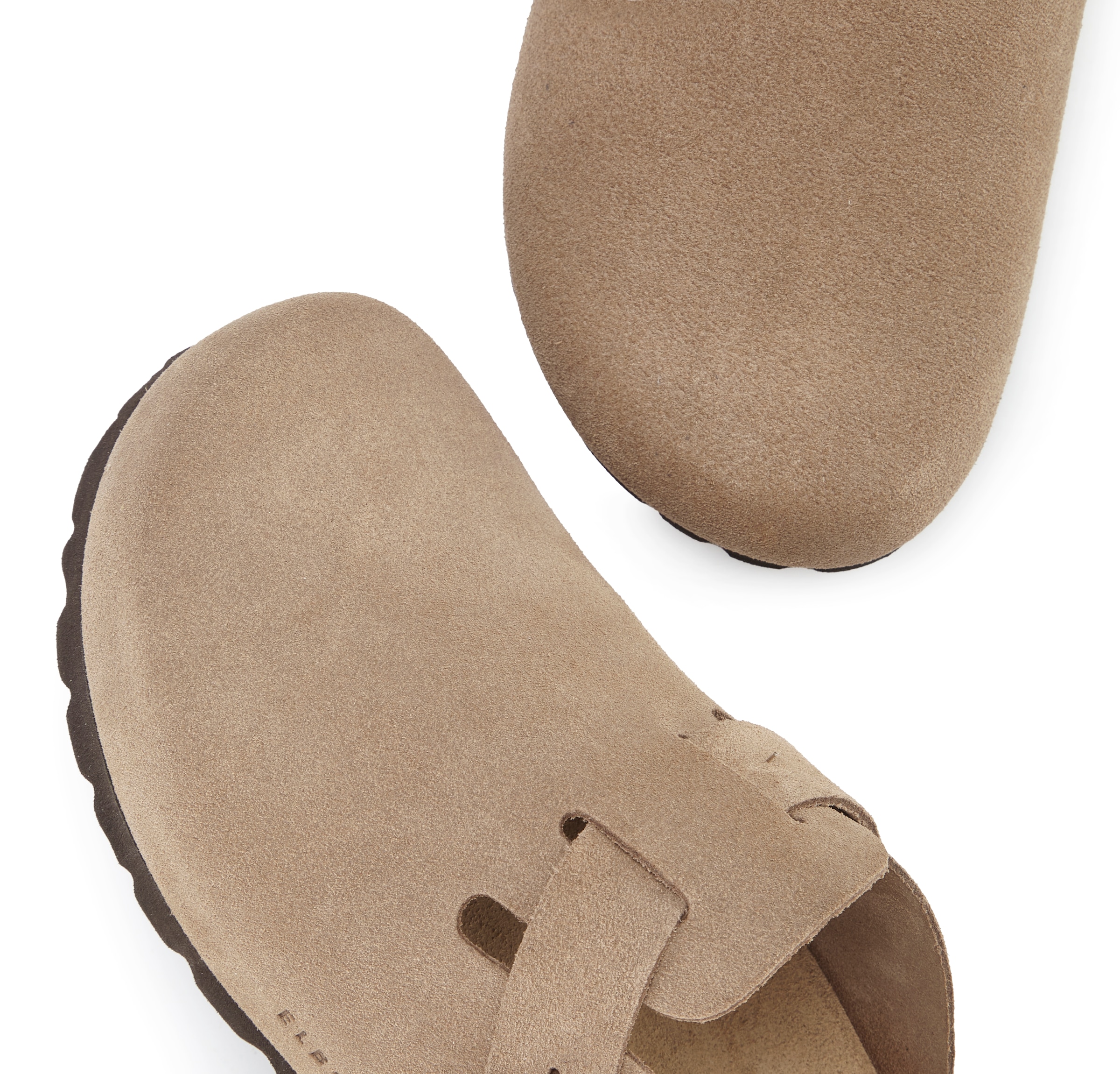 Elbsand Pantolette »Sandale, Mule, Sommerschuh, Lederpantolette«  NEU aus Leder mit weichem Korkfußbett