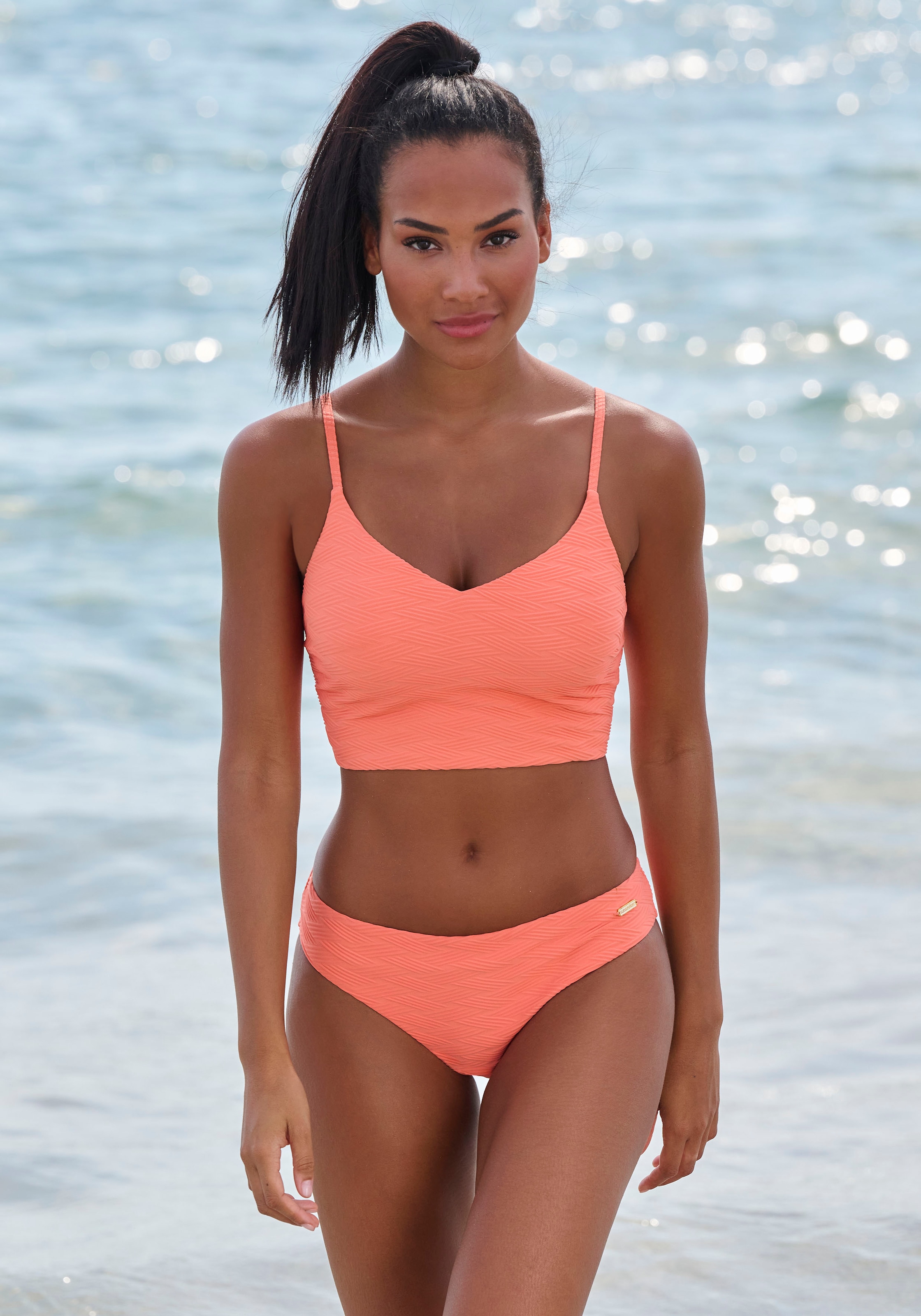 Sunseeker Bikini-Hose »Loretta«, mit Strukturmuster