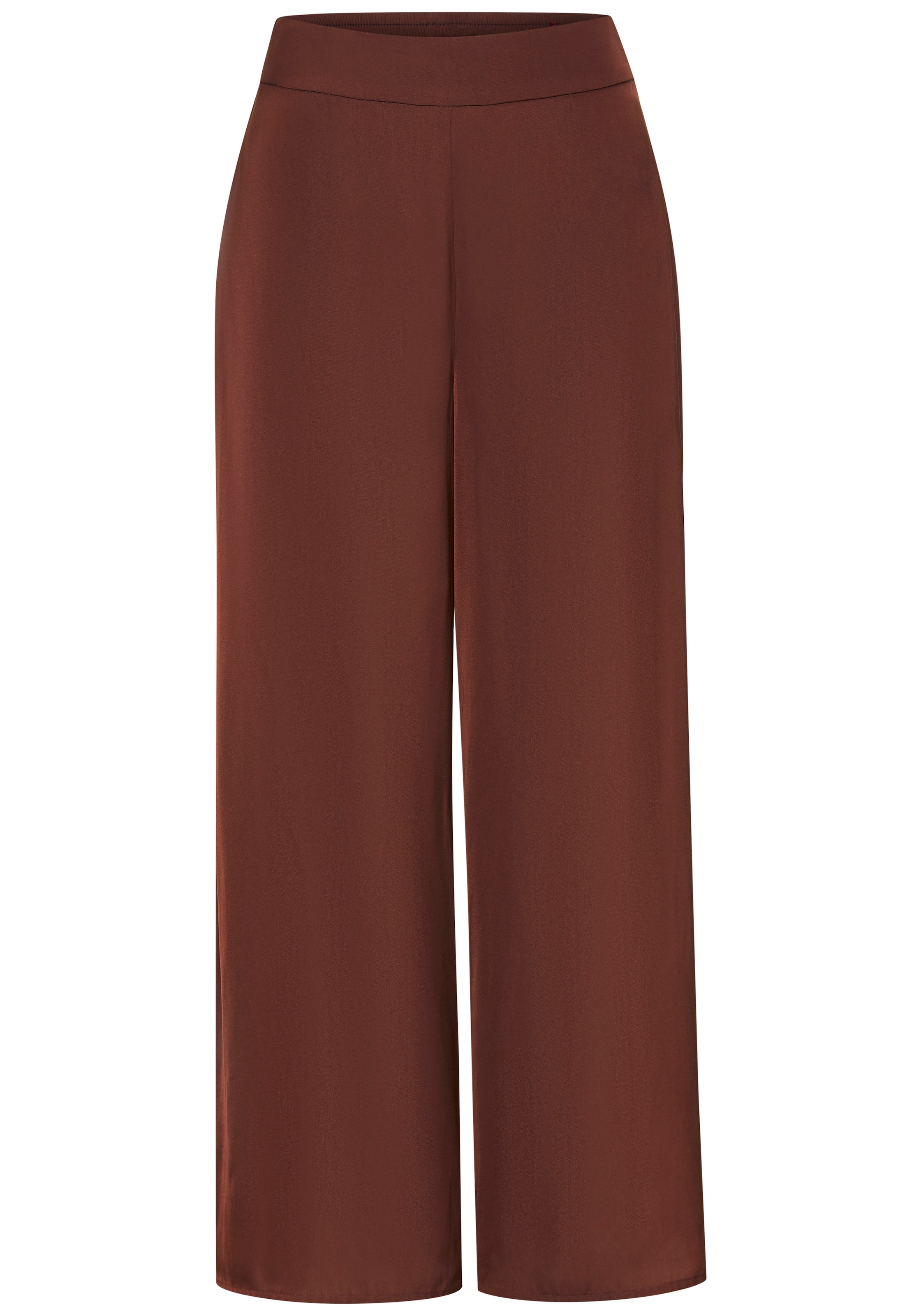 LASCANA Webhose, aus leichter Satinqualität, weite Palazzohose mit Taschen, Stoffhose