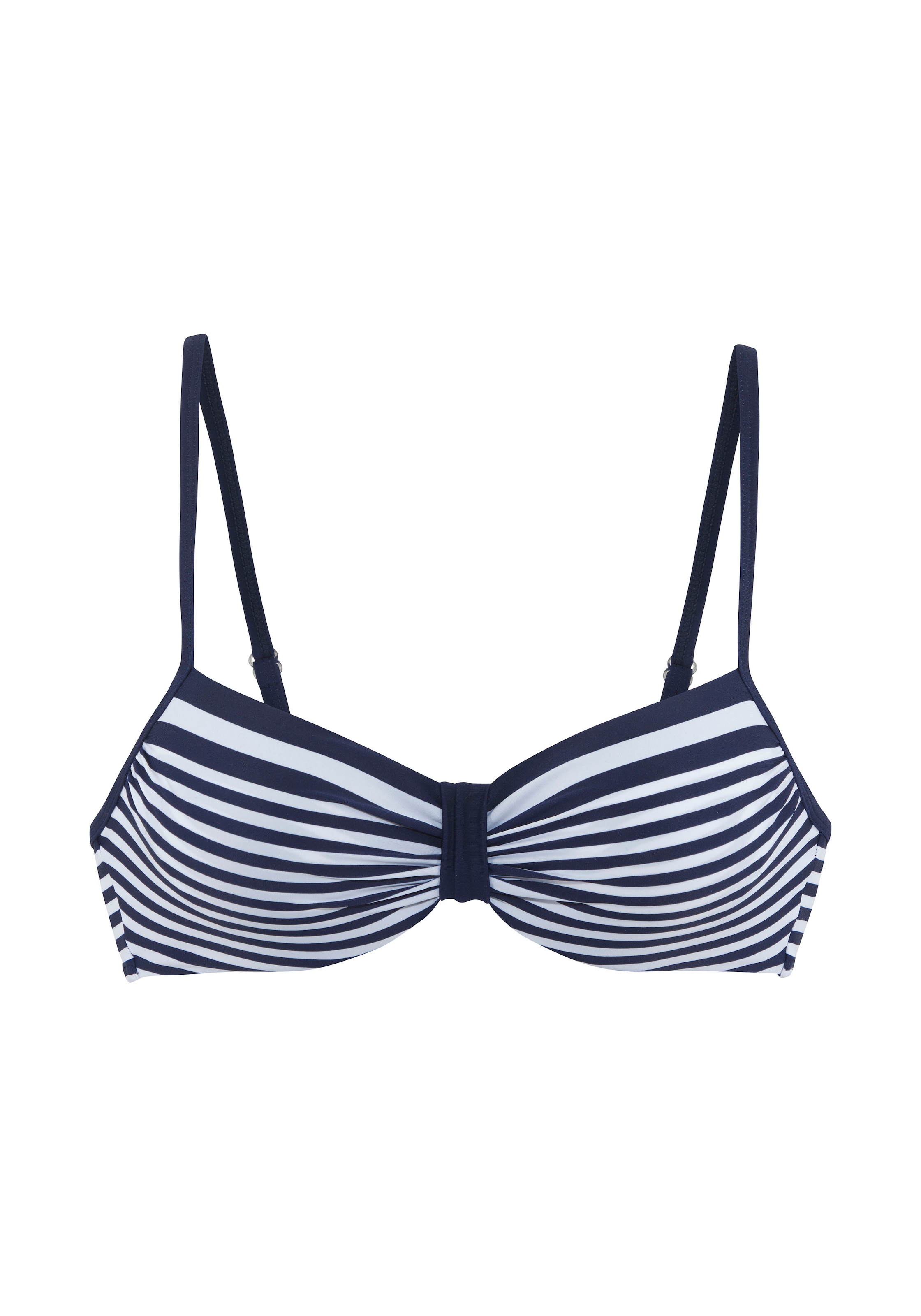LASCANA Bügel-Bikini-Top »Myst«, mit platziertem Streifen-Design