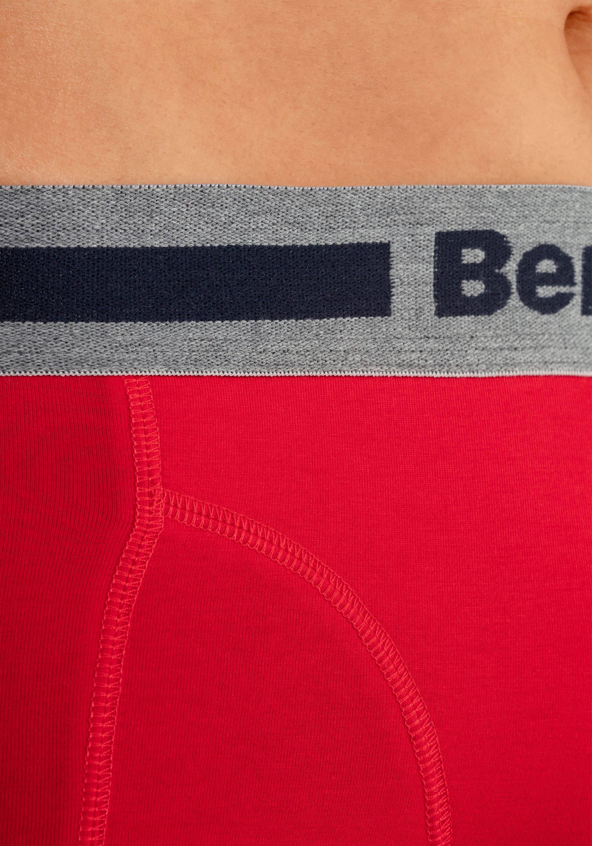 Bench. Boxer »Boxershorts für Herren«, (Packung, 4 St.), Unterhosen mit Overlock-Nähten vorn