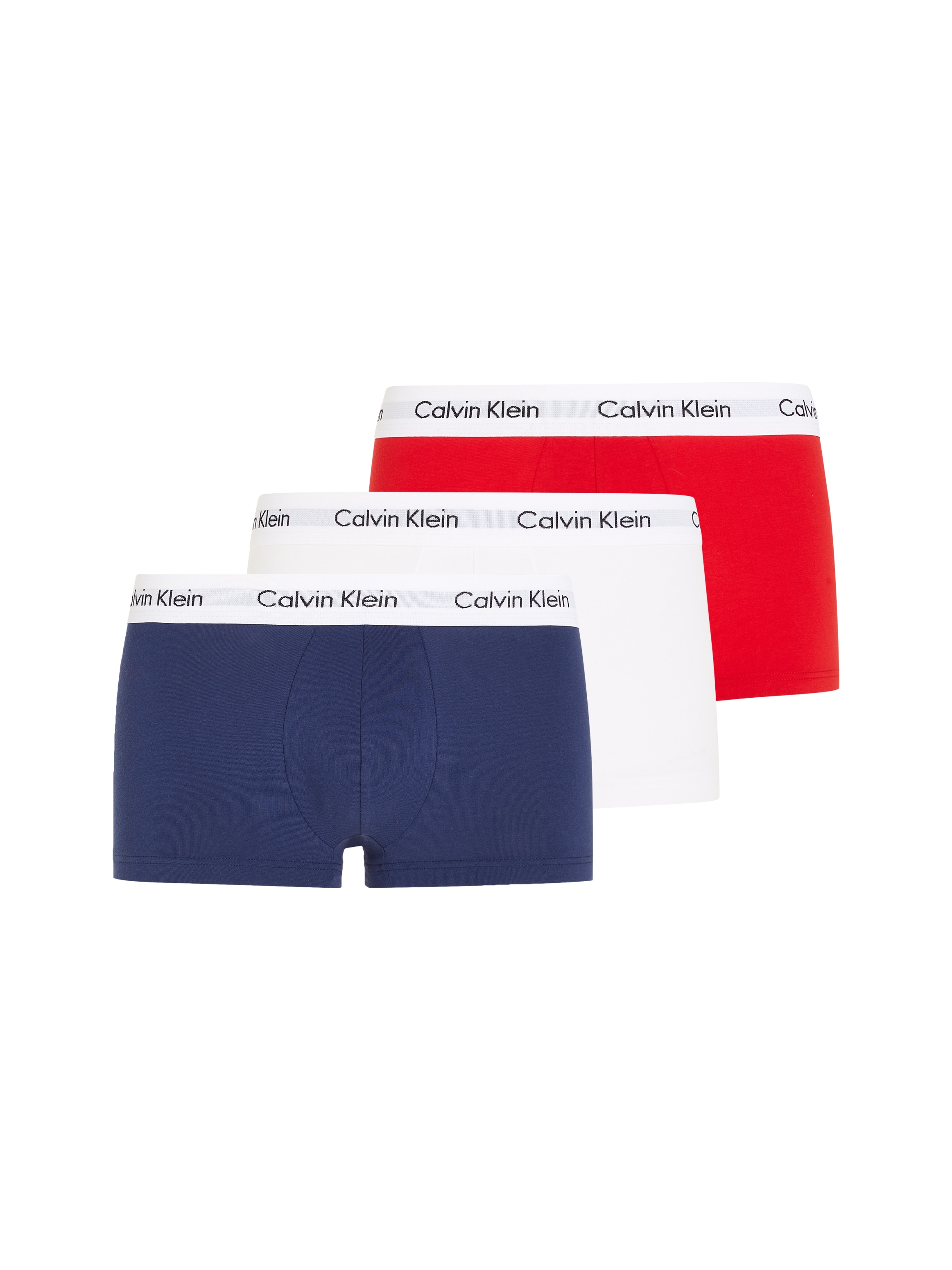 Calvin Klein Underwear Hipster, (3 St.), mit weißem Webbund