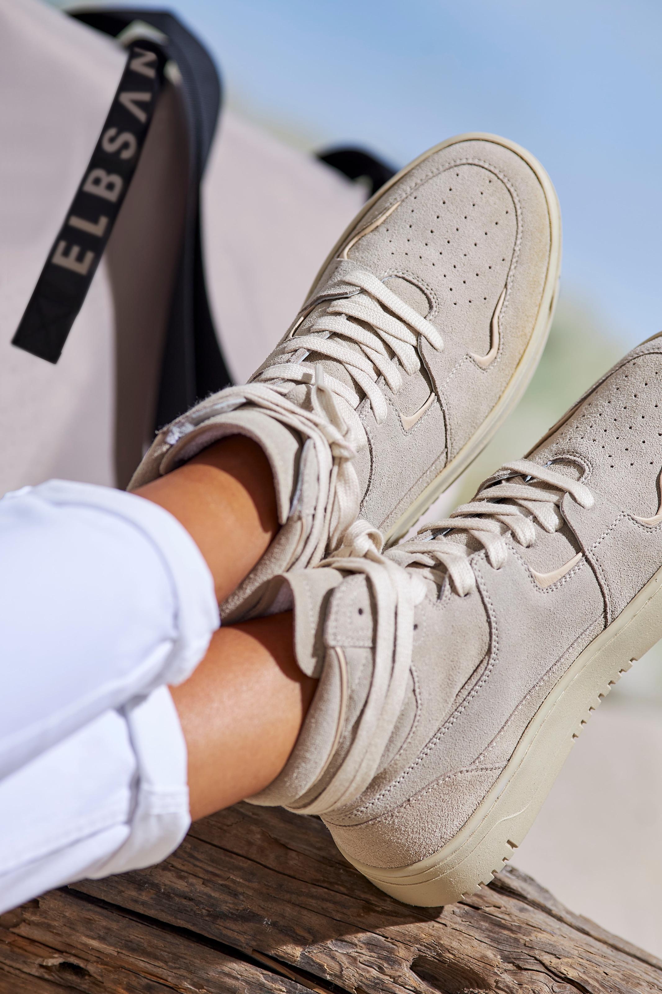 Elbsand Shopper »Schultertasche«, große Handtasche, Henkeltasche, Tragetasche, als Badetasche VEGAN
