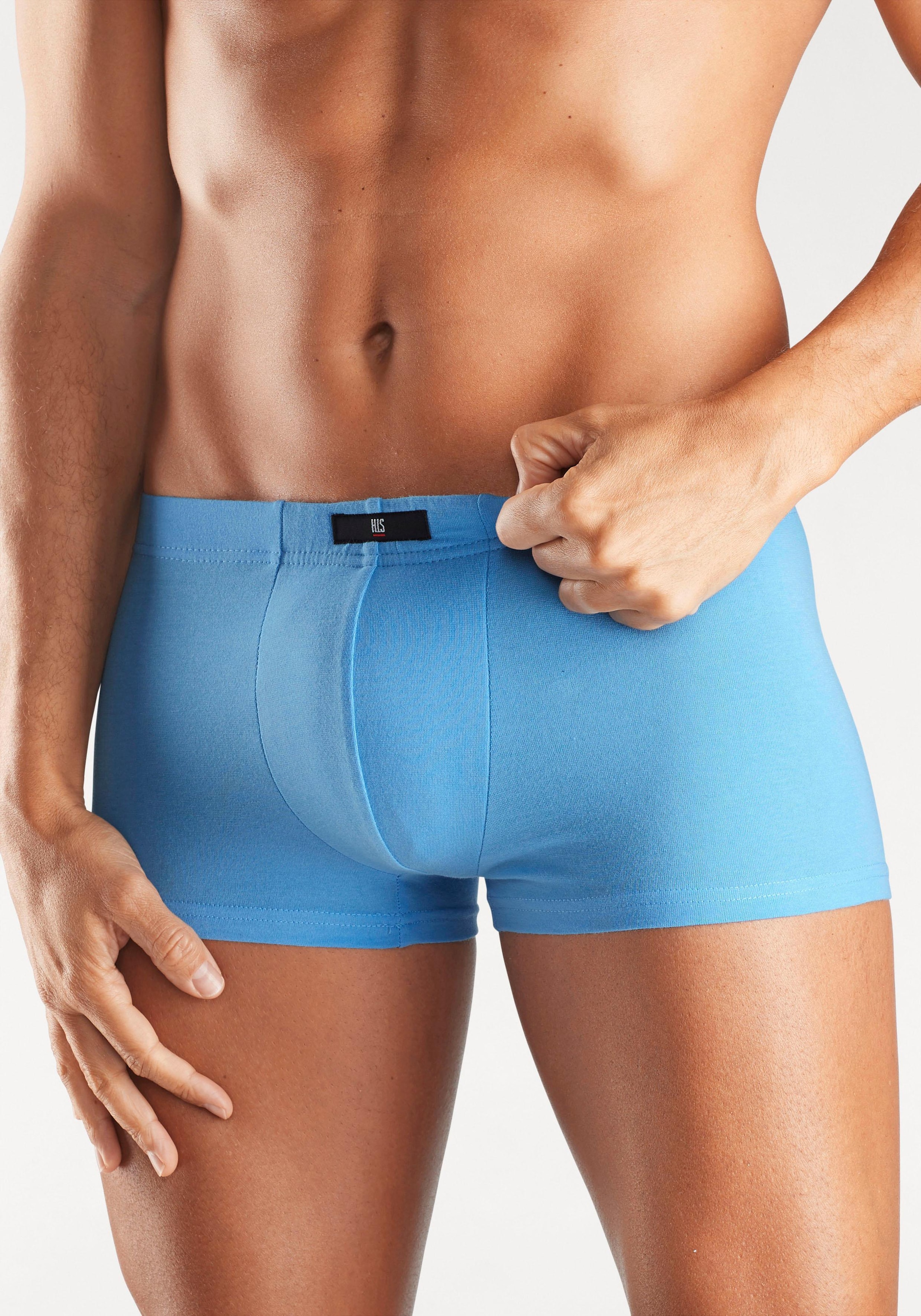 H.I.S Hipster, (Packung, 5 St.), knapp sitzende Boxershorts aus Baumwollstretch