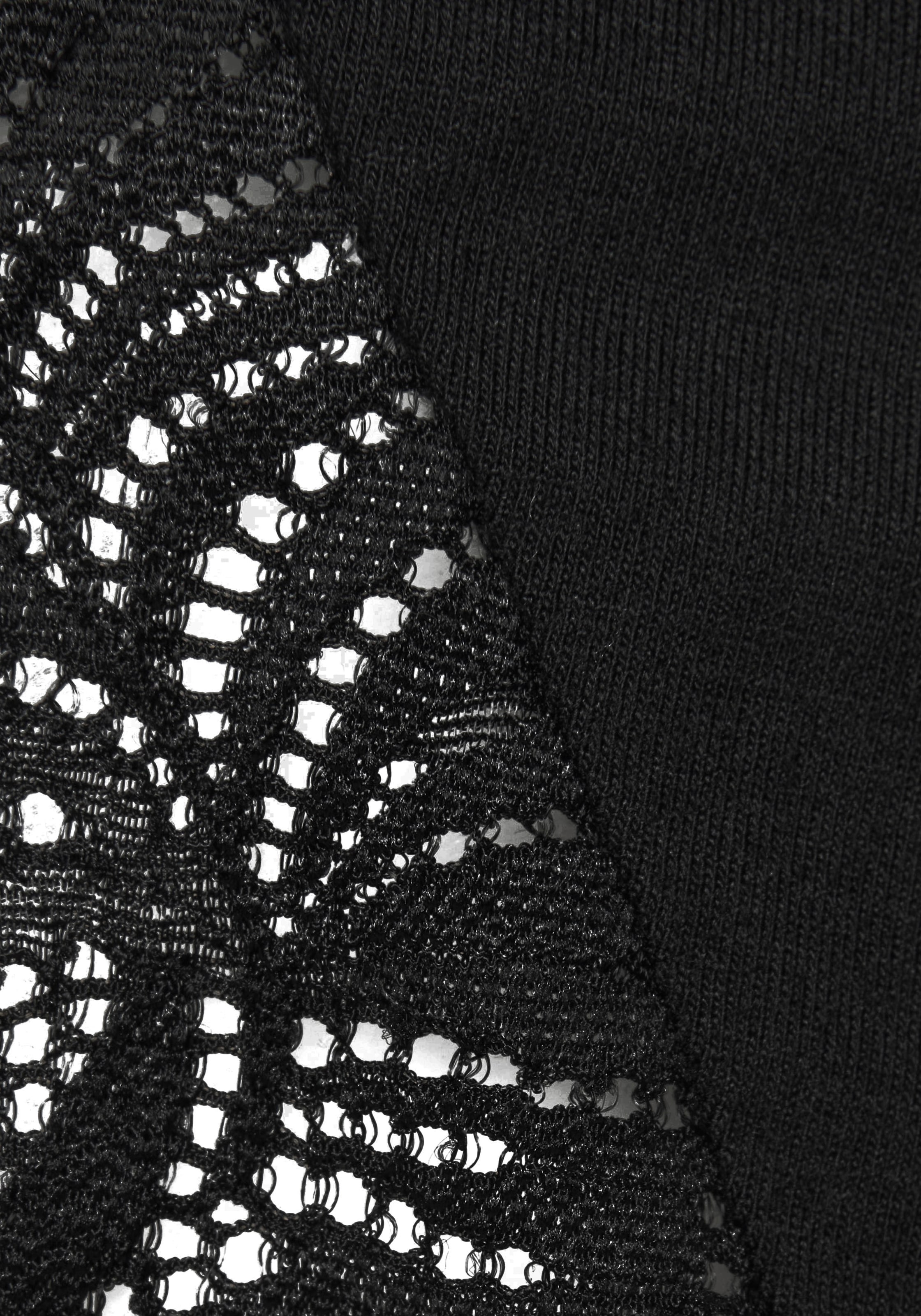 LASCANA Schlafshorts, mit edlen Spitzendetails