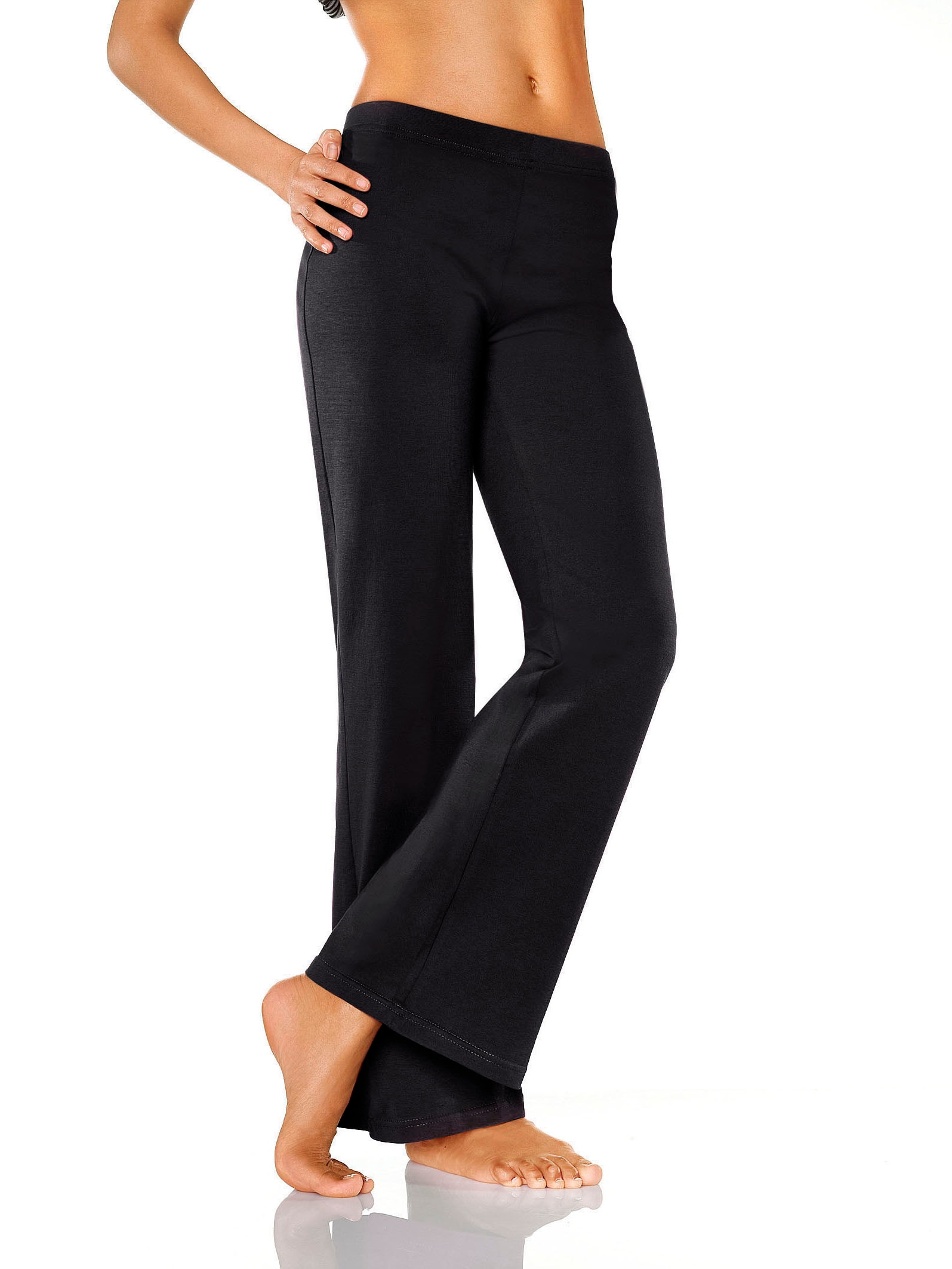 Vivance active Jazzpants, (2er-Pack), mit leicht ausgestelltem Bein, Loungewear