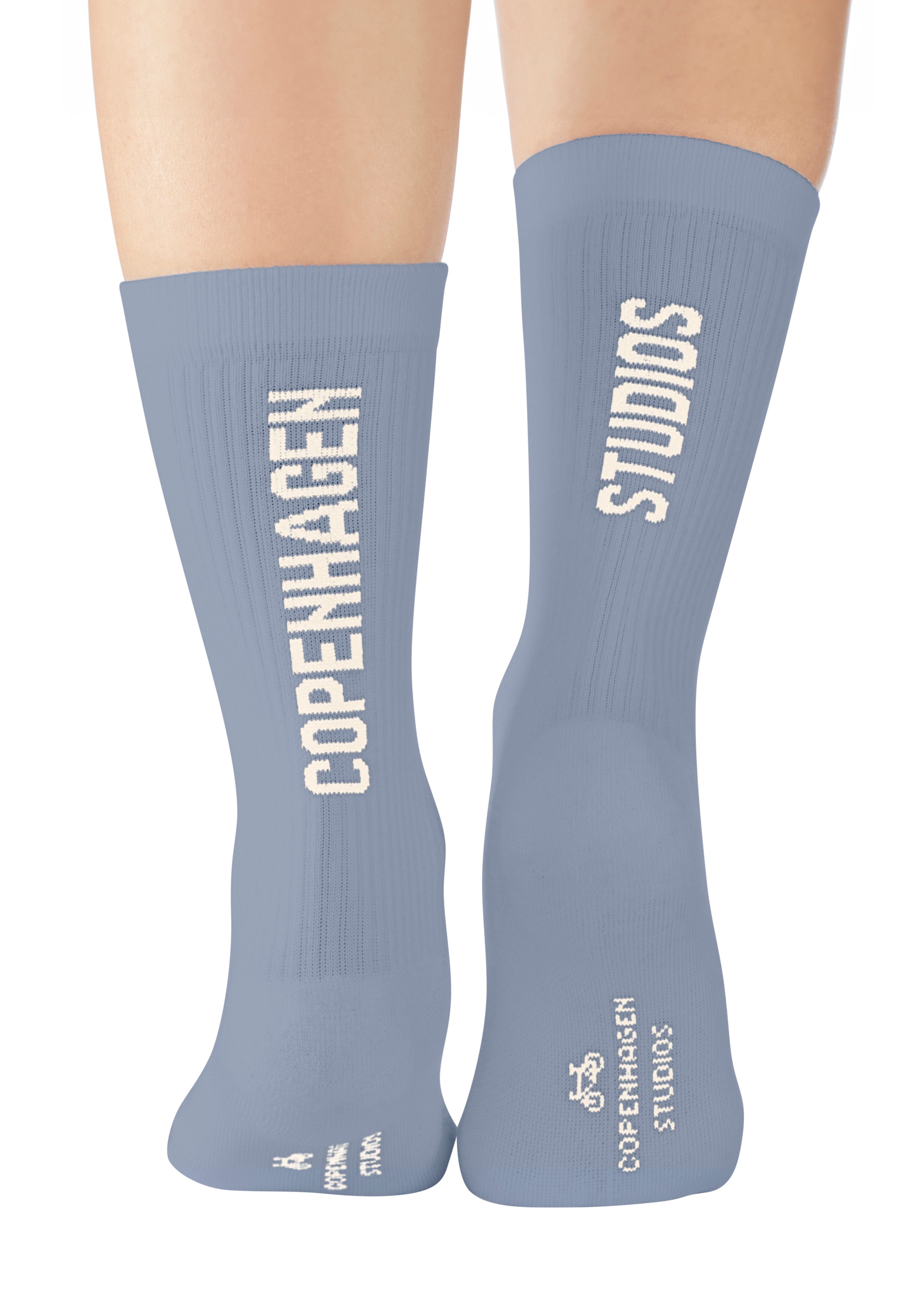 Copenhagen Studios Tennissocken, (Packung, 3 Paar), mit großem Schriftzug