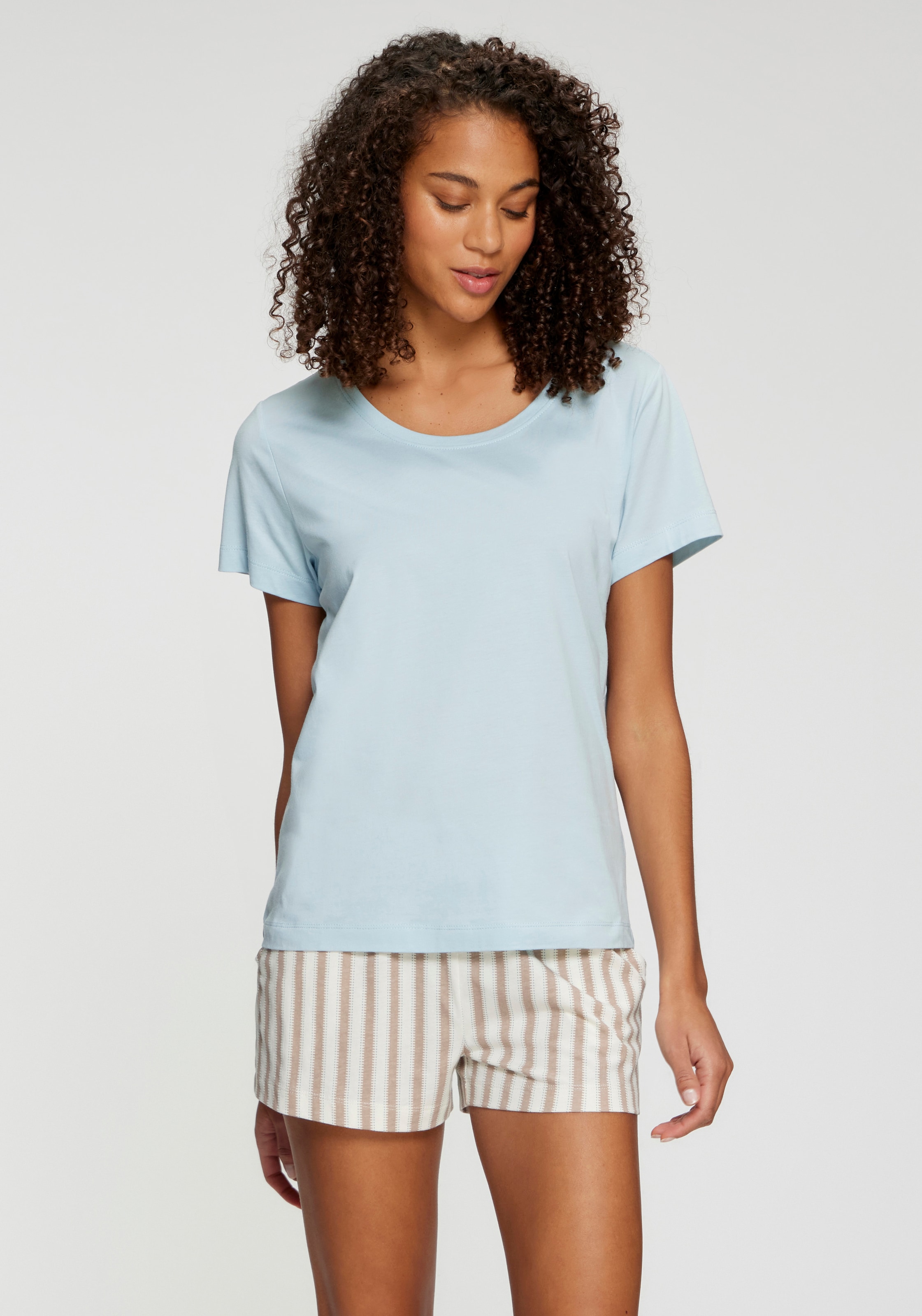 Vivance Dreams by Lascana Pyjamashorts  Eingrifftaschen