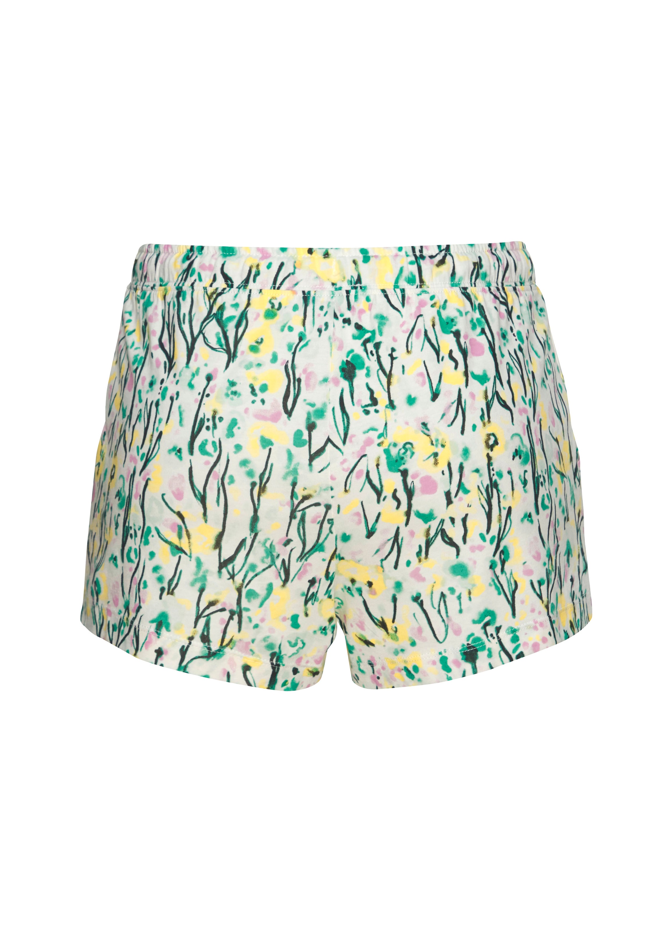 Vivance Dreams Pyjamashorts, mit Aquarell-Muster