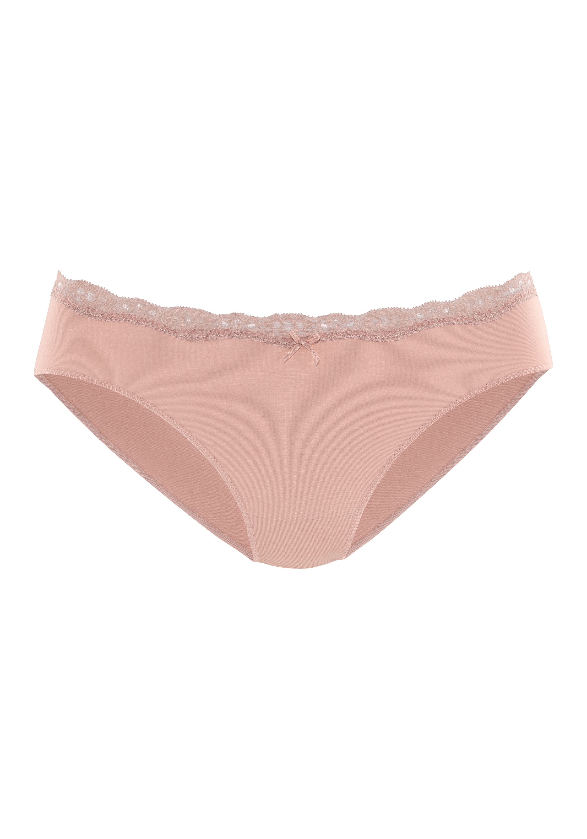 LASCANA Bikinislip »Bikinislip«, (Packung, 4 St.), aus elastischer Baumwolle, in schöner Box