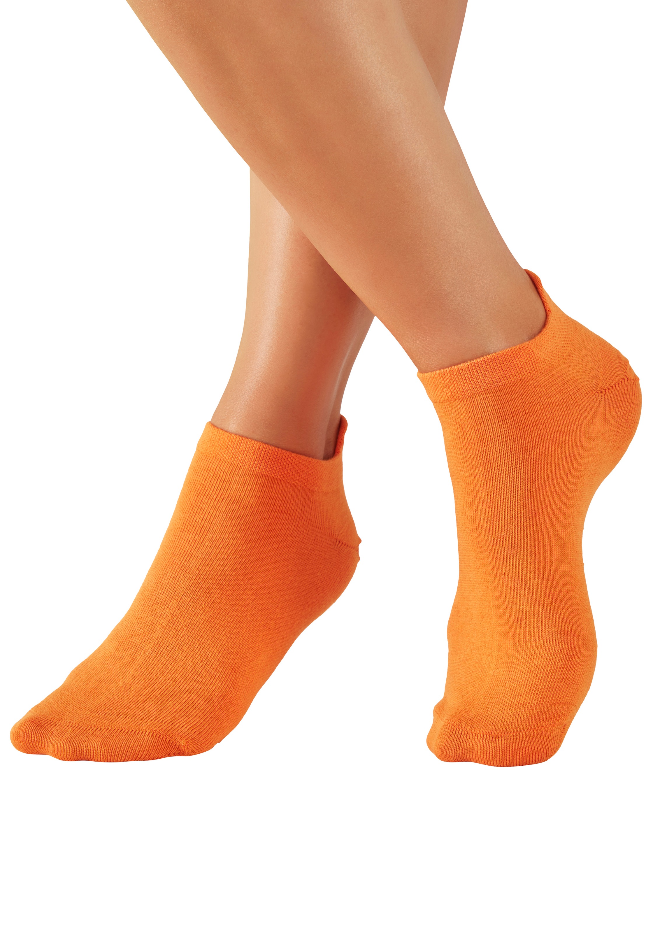LASCANA Sneakersocken »für Damen mit eingestricktem Markenlogo« Box, Box, 7 Paar tlg. in ansprechender Geschenkbox