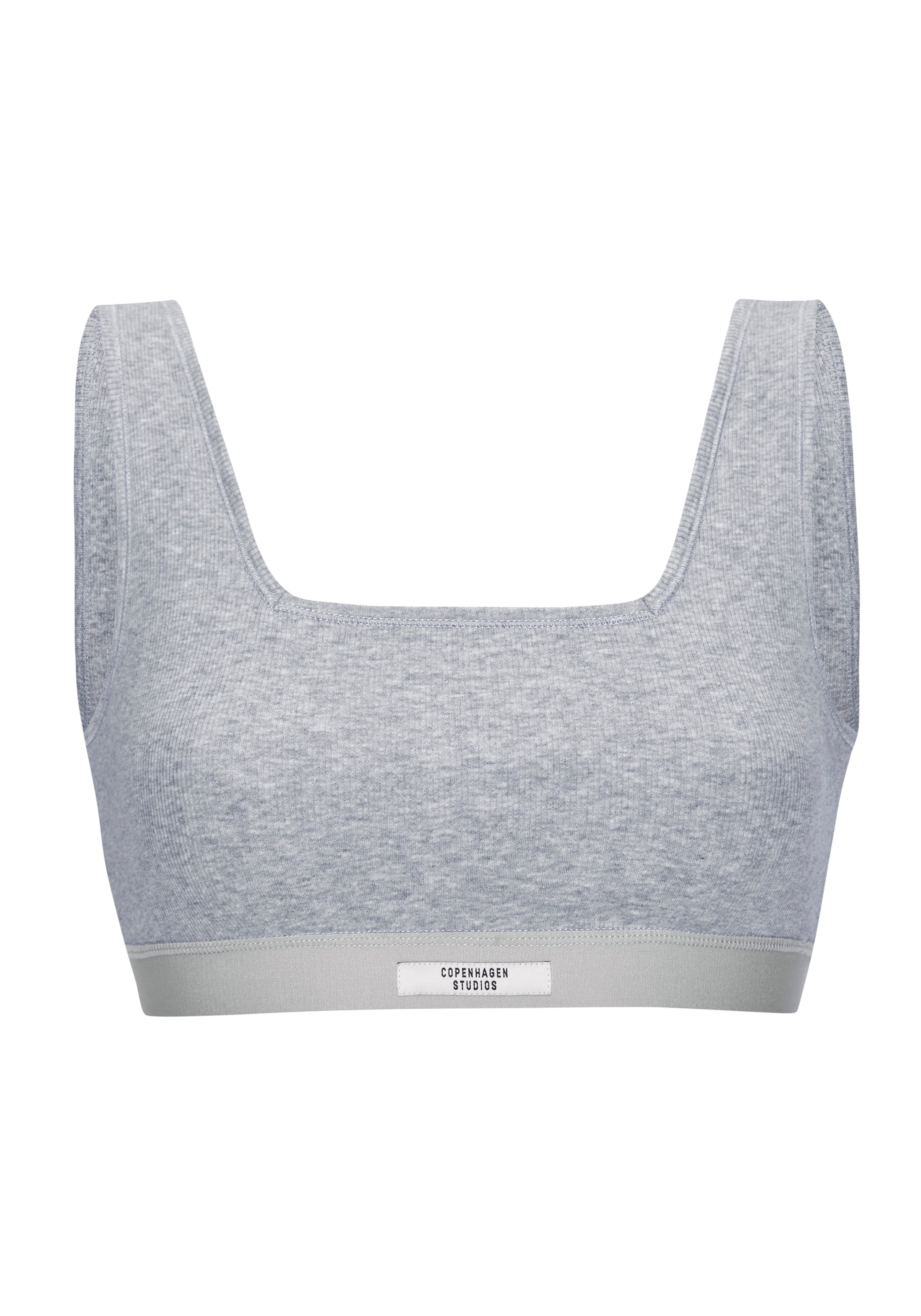 Copenhagen Studios Bustier aus elastischer Baumwoll-Ripp-Qualität