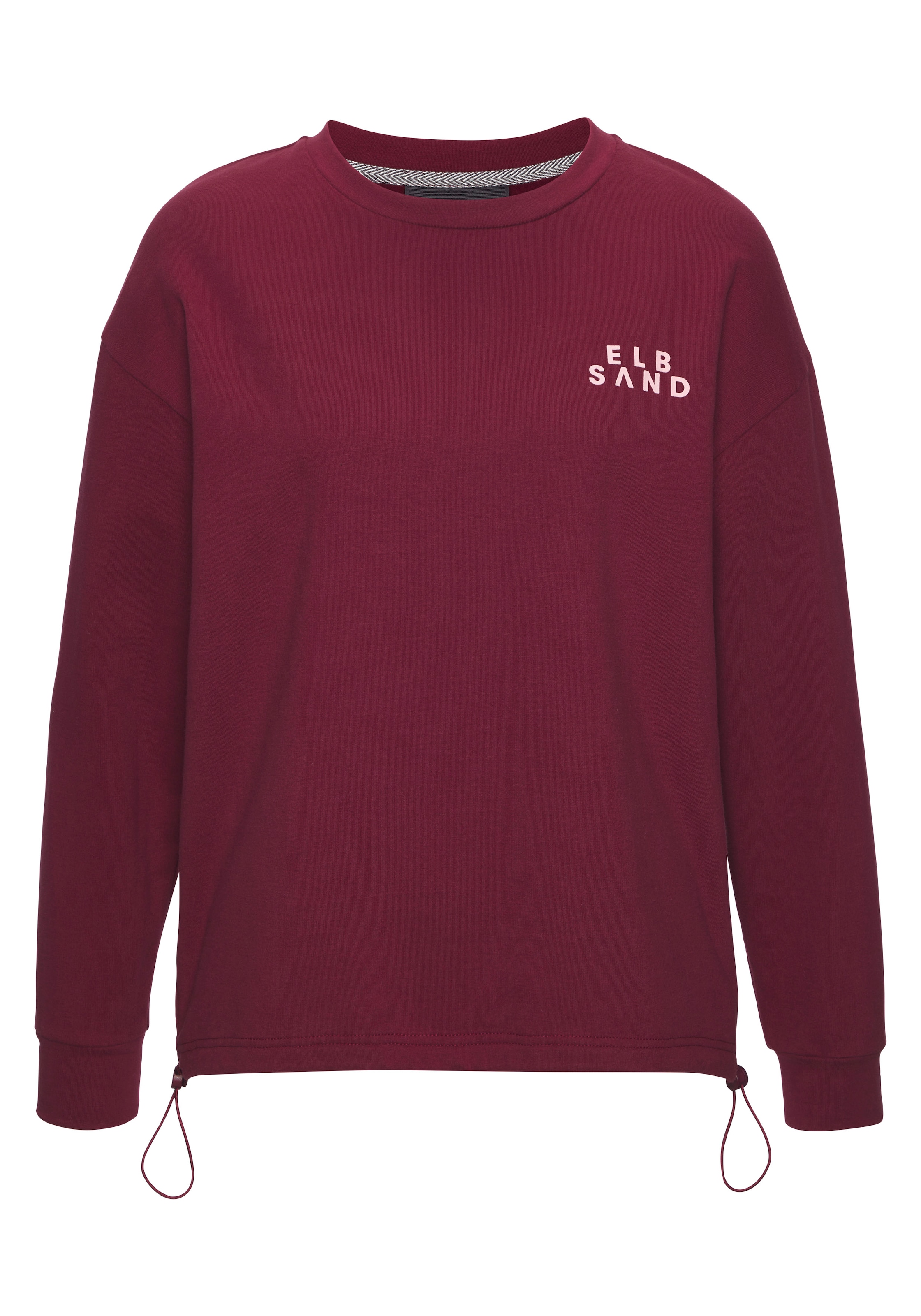Elbsand Sweatshirt, mit verstellbarem Gummizug am Saum