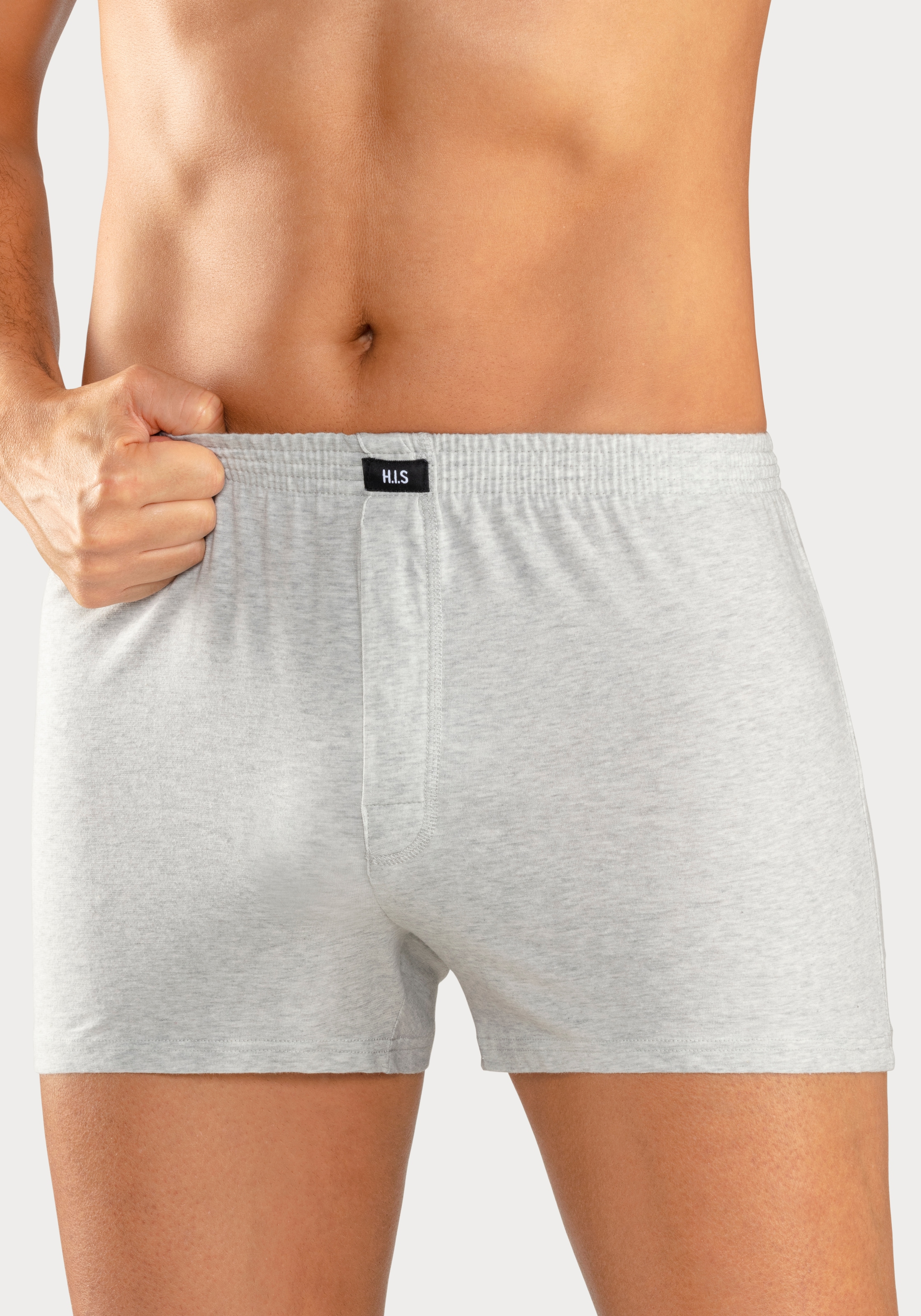 H.I.S Weiter Boxer Packung, 2 Stk. aus weicher Single Jersey Ware