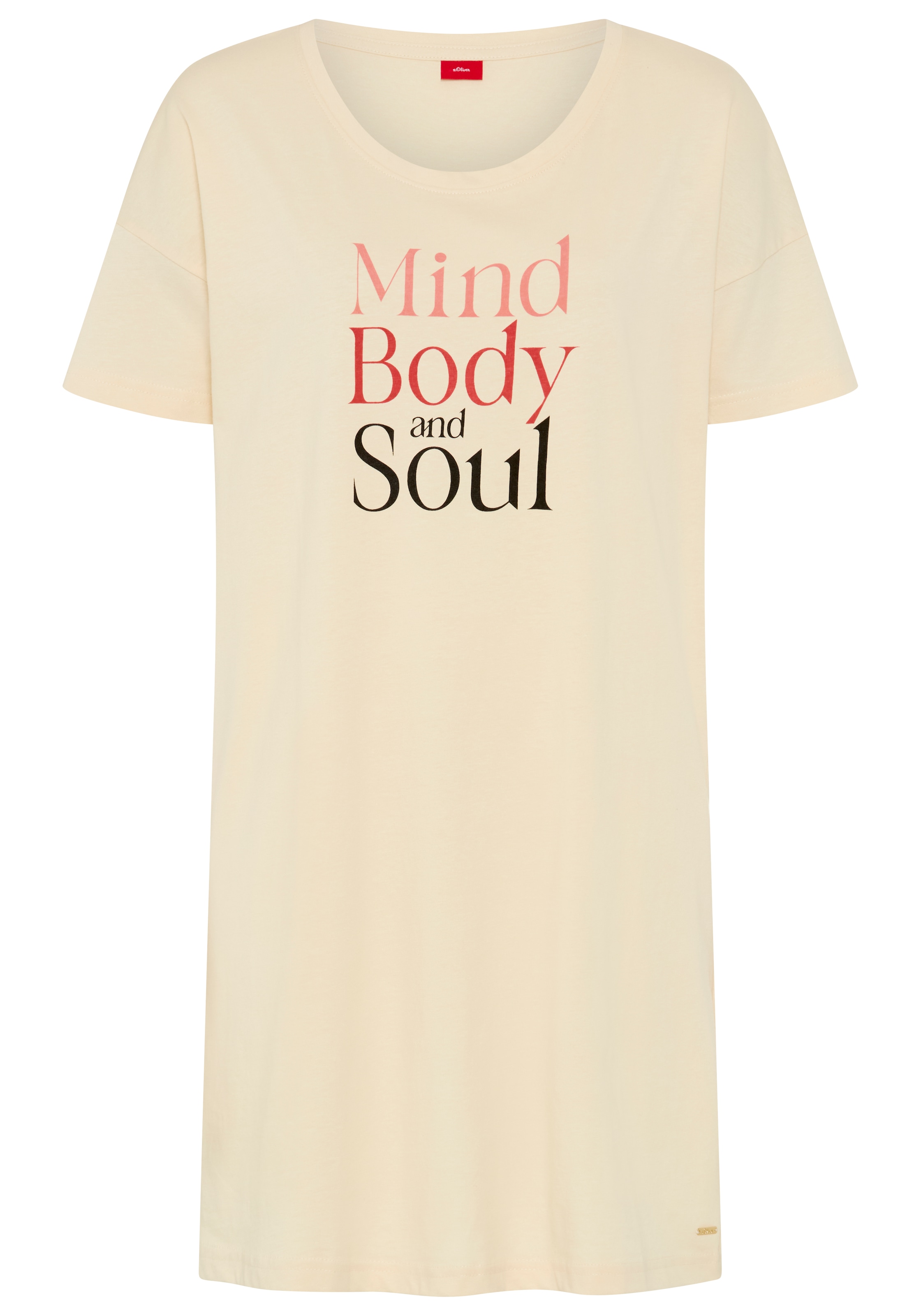 s.Oliver Sleepshirt mit Frontdruck