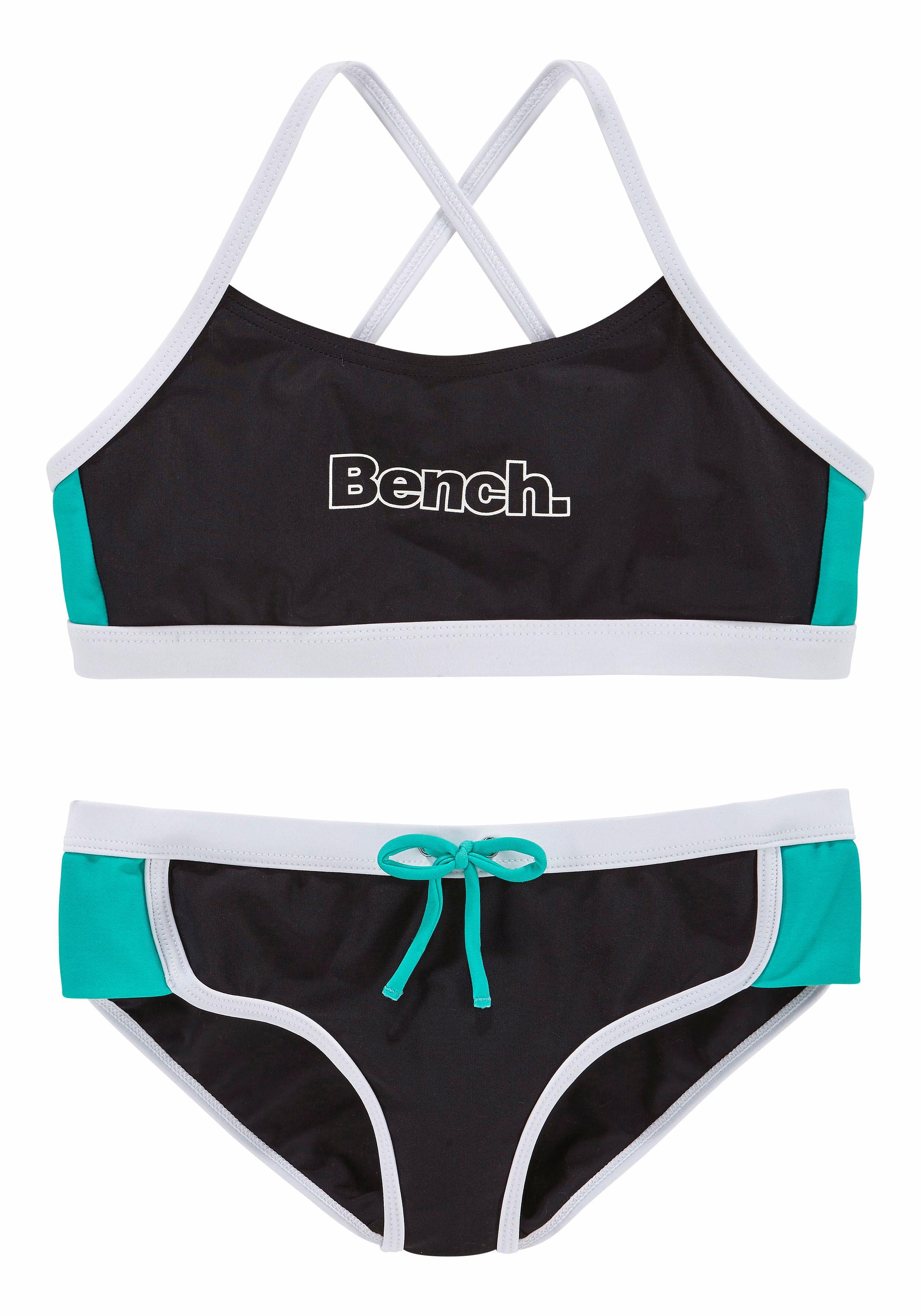 Bench. Bustier-Bikini , mit Kontrastdetails