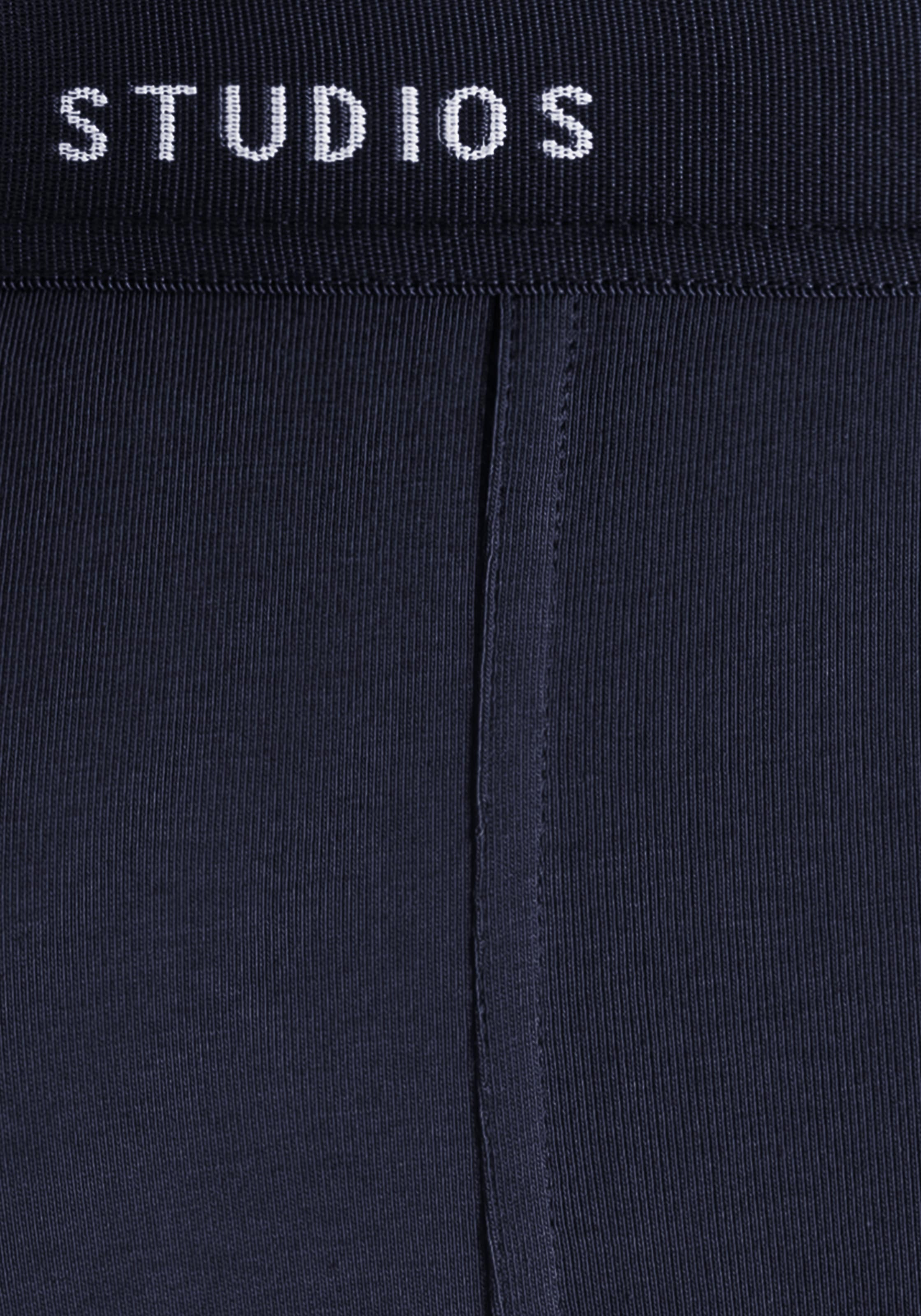 Copenhagen Studios Boxer »Boxershorts für Herren«, (3 St.), mit farbigem Logo-Bund