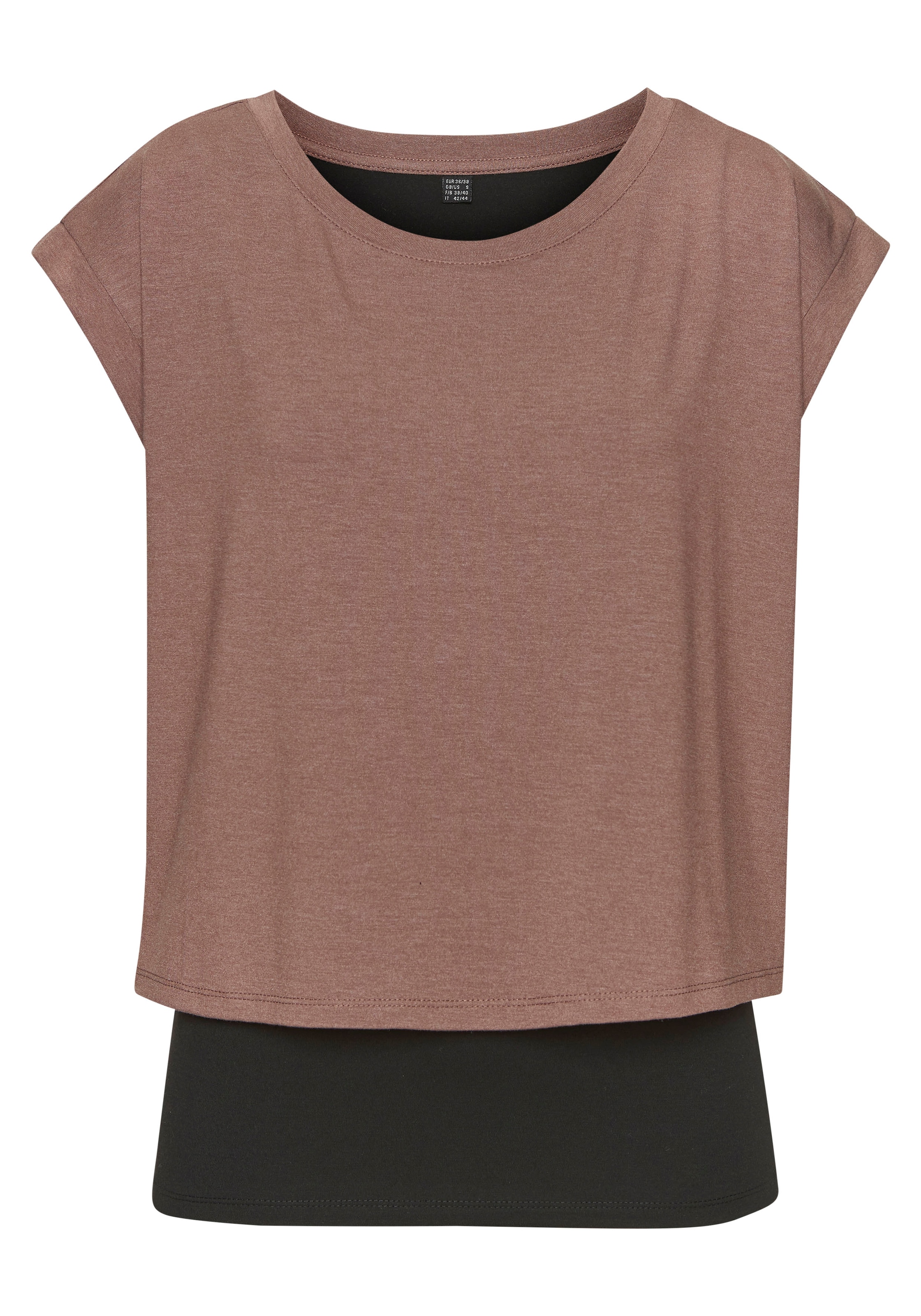 LASCANA ACTIVE Layershirt, 2 in 1 T-Shirt im Layer-Design