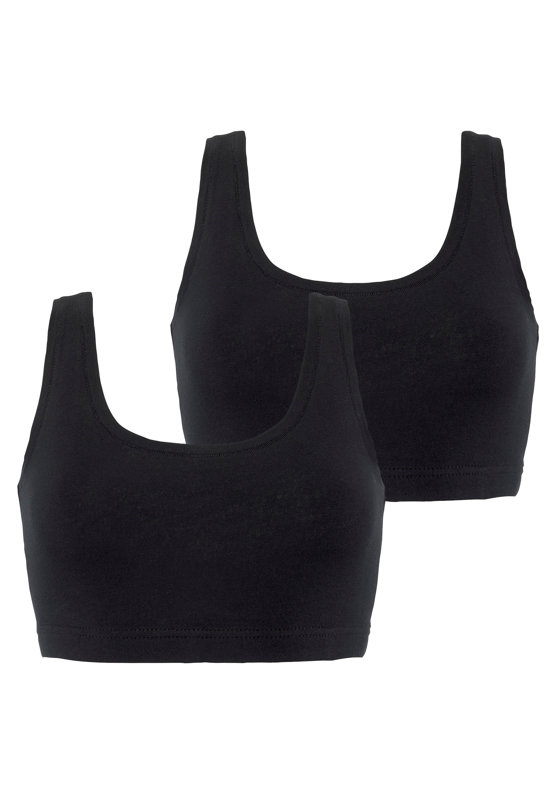 LASCANA Bustier, "Perfect Basics" aus elastischer Baumwolle