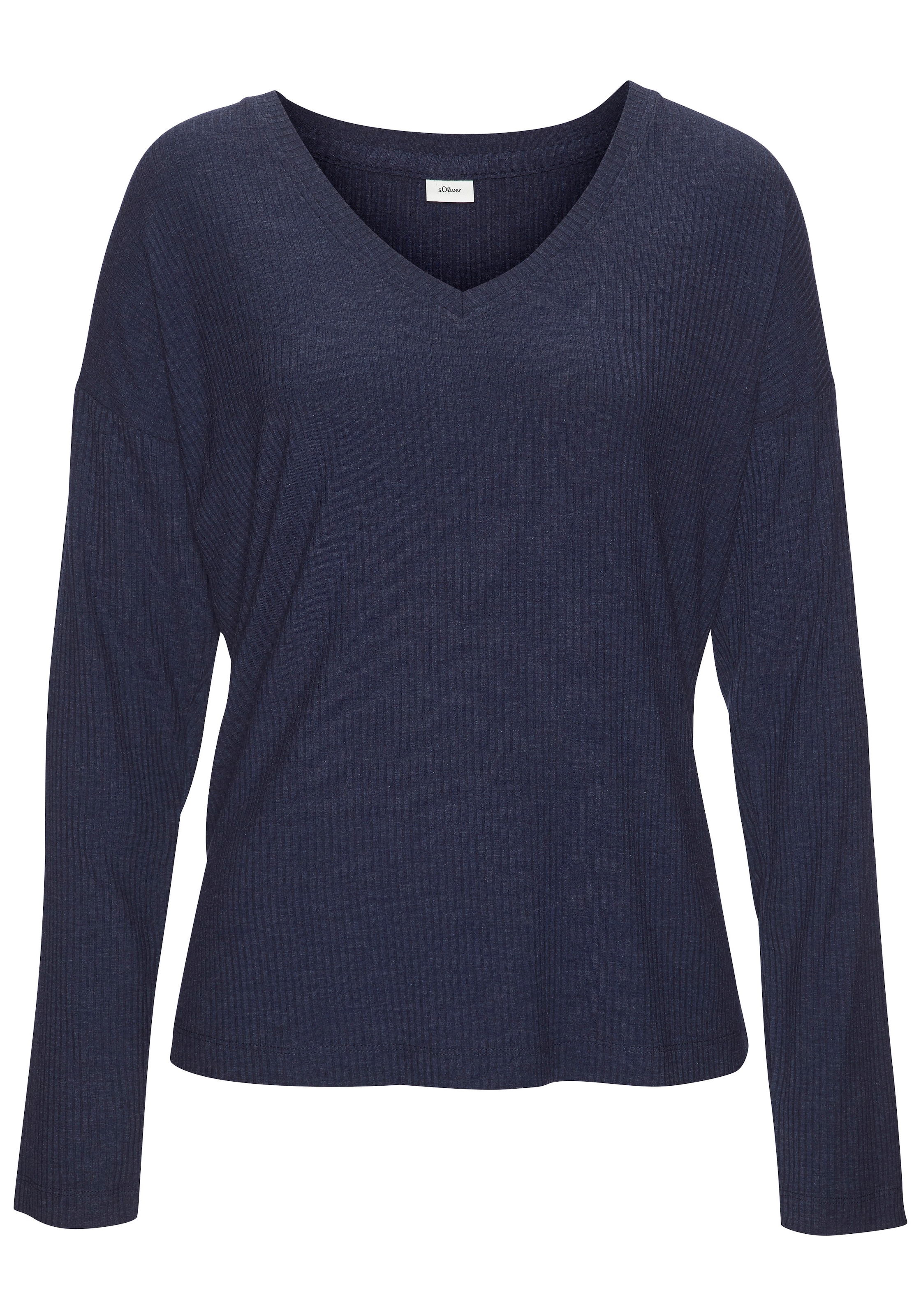 s.Oliver Longsleeve Aus weicher Rippqualität