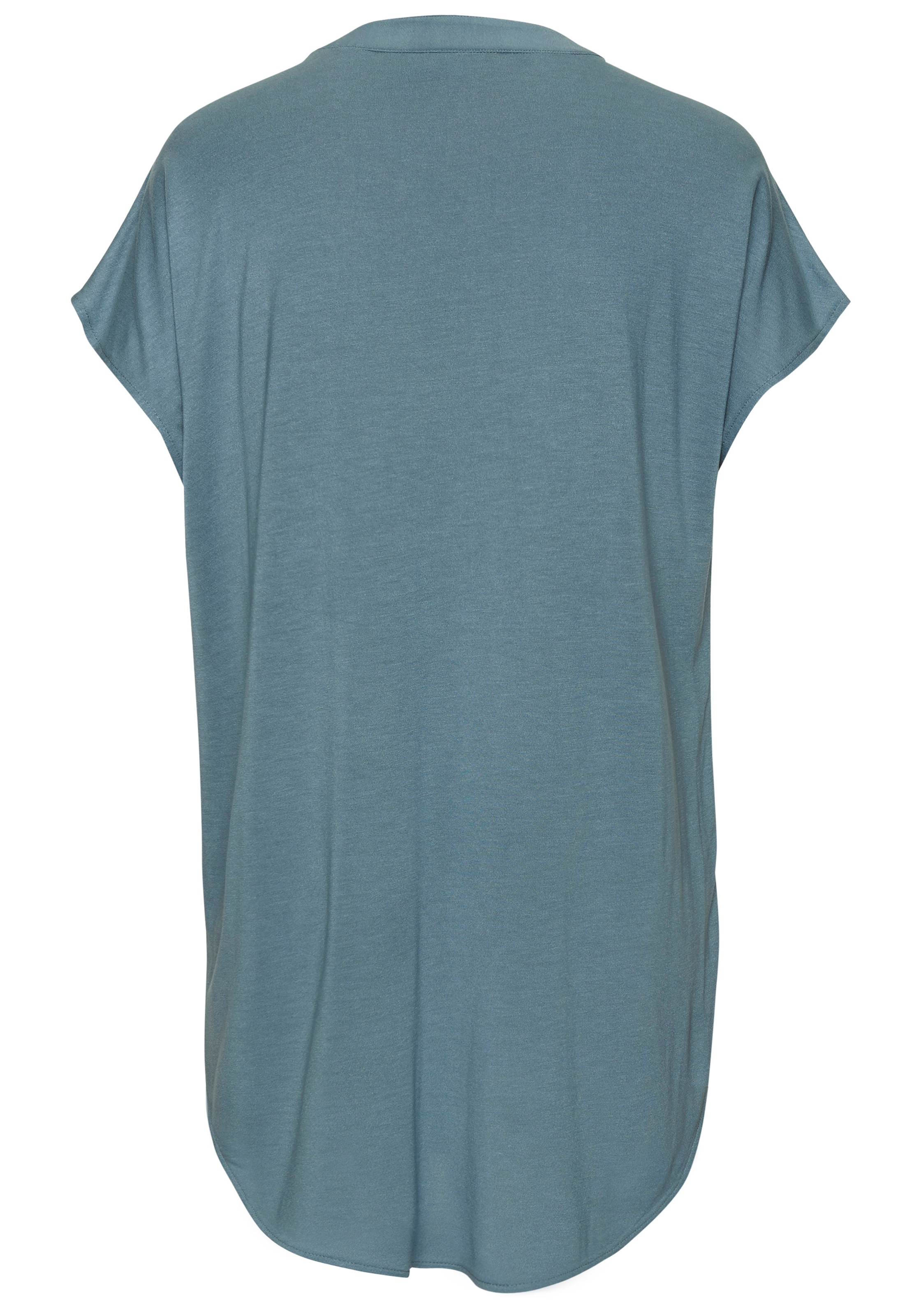 Beachtime Longshirt aus Materialmix