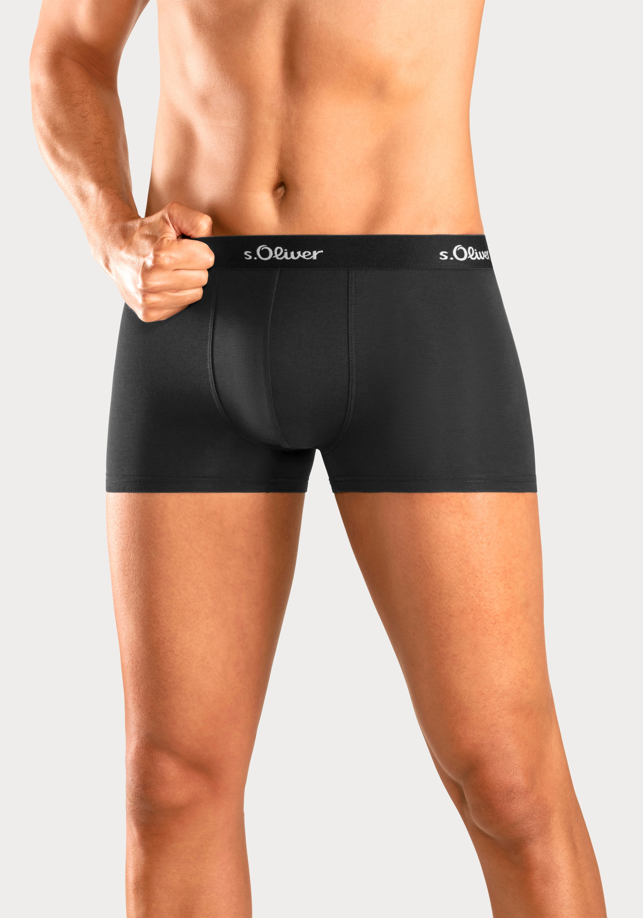s.Oliver Boxer »Boxershorts für Herren«, (3 St.), klassisches Basic für jeden Kleiderschrank