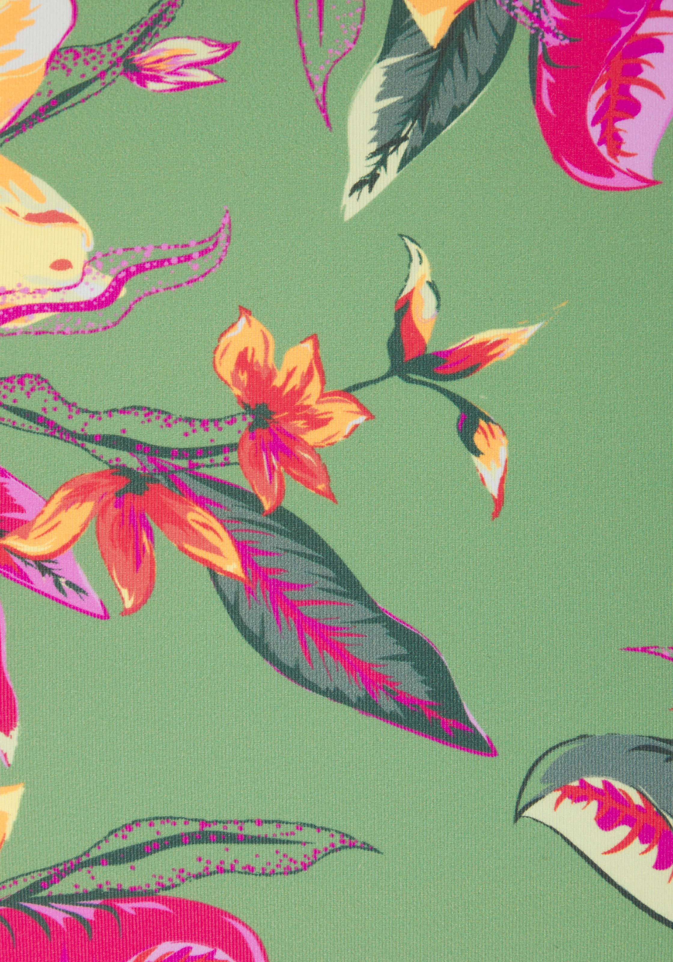 LASCANA Bikini-Hose »Malia«, mit seitlicher Raffung mit tropischem Print