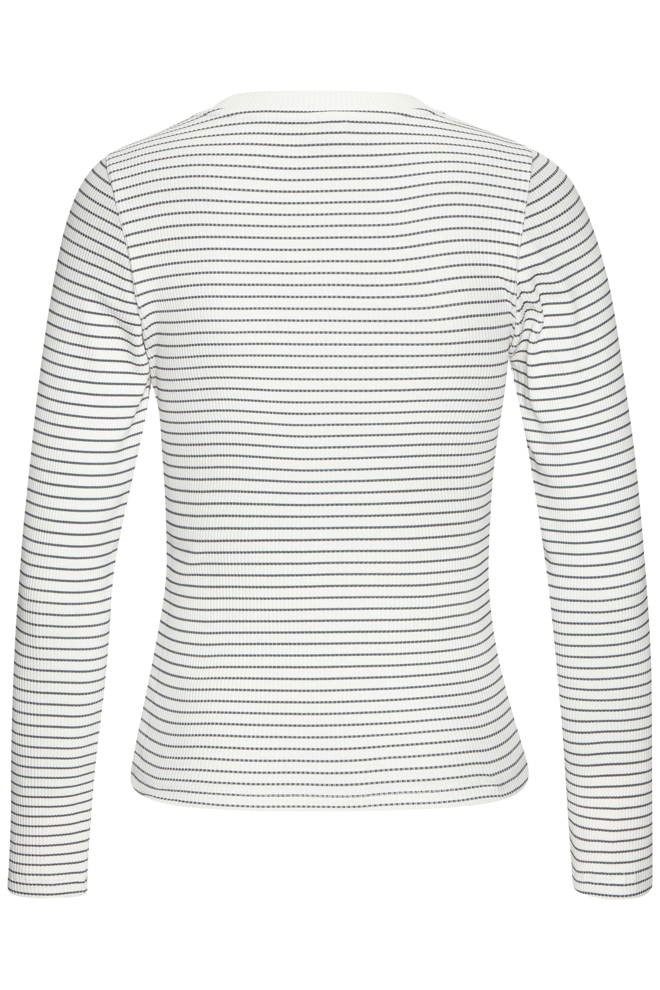 LASCANA Langarmshirt aus Rippware, Streifenshirt