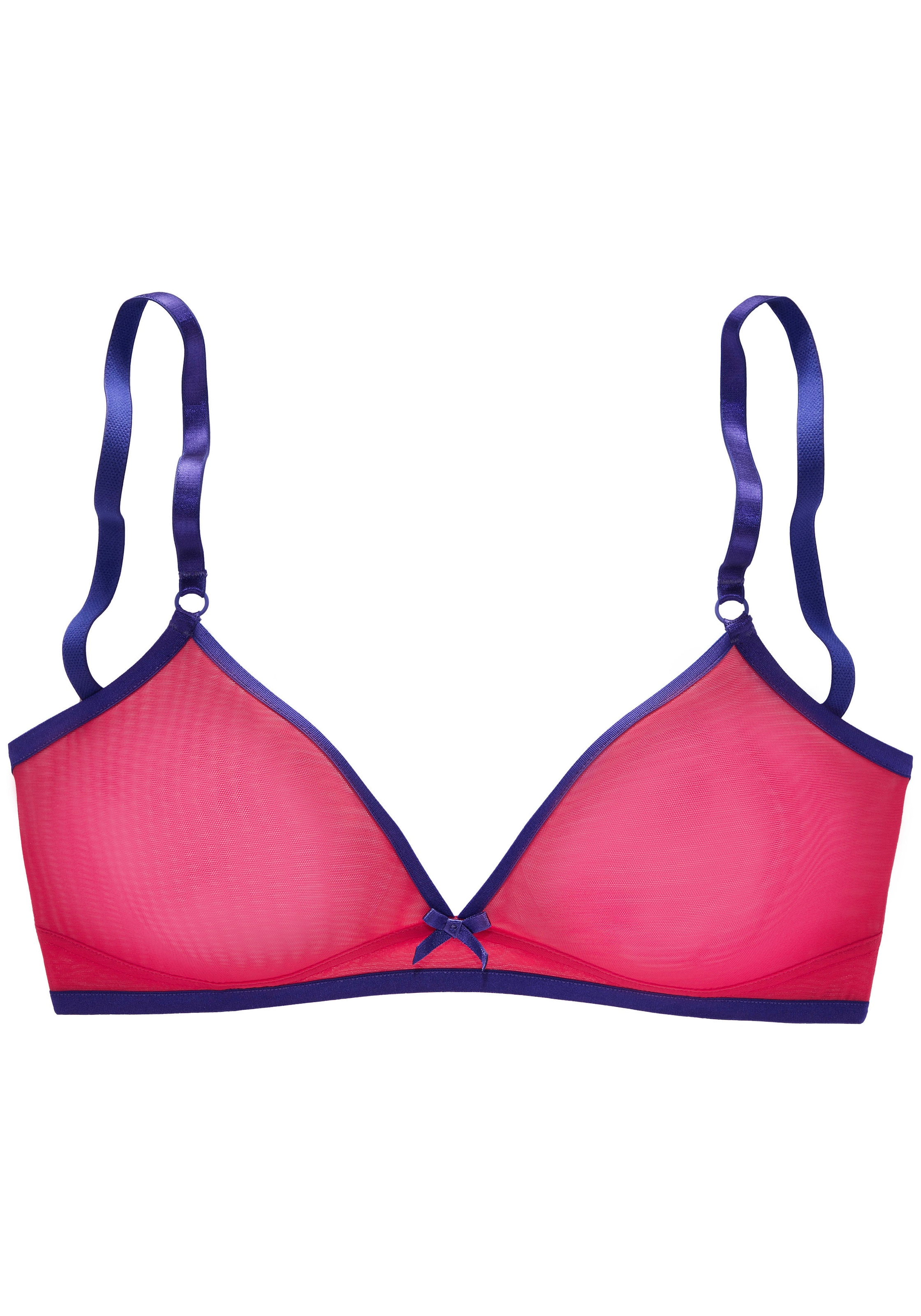 Vivance Bralette-BH, ohne Bügel aus dezent transparentem Soft-Mesh, sexy Dessous