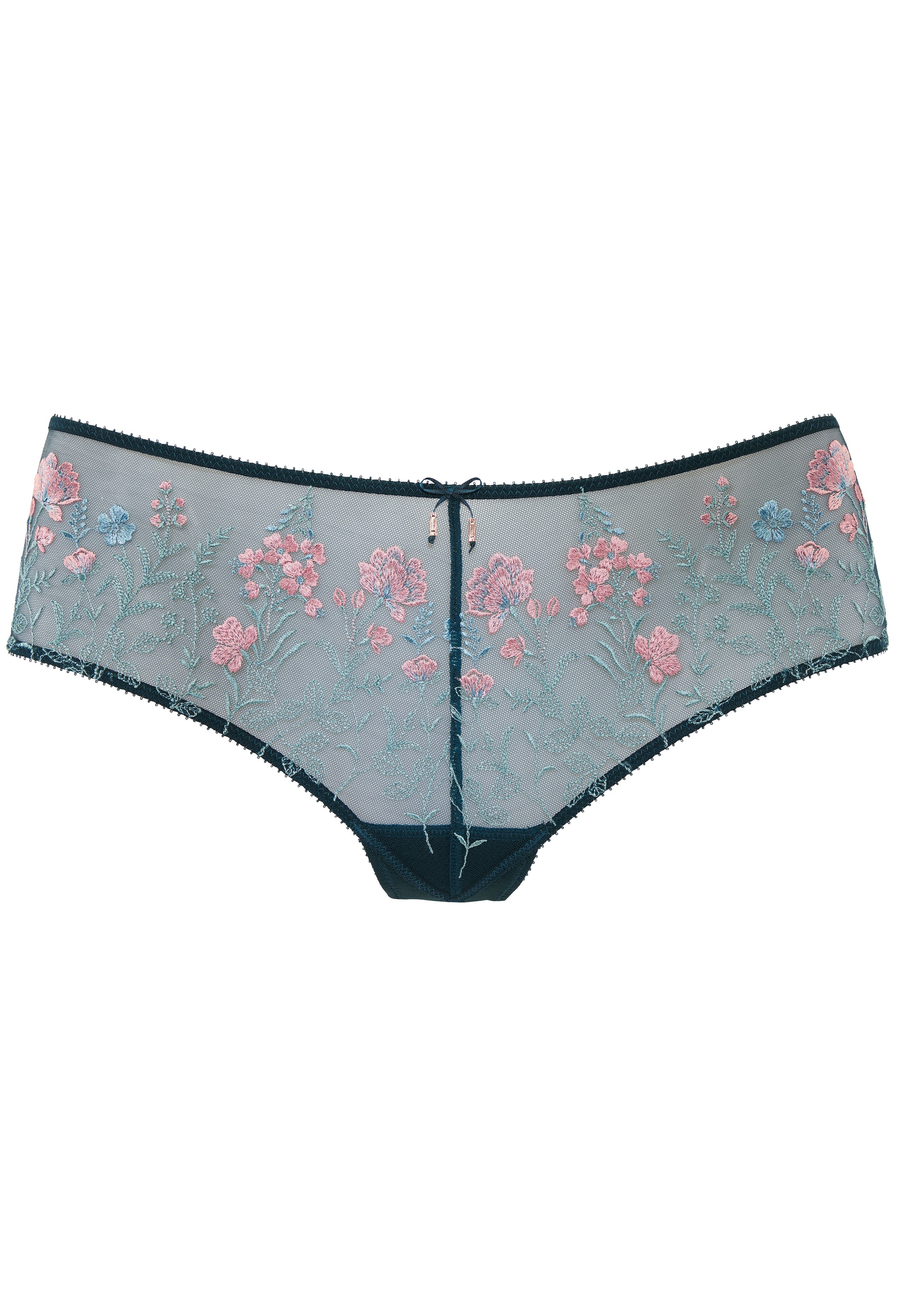 LASCANA Stringpanty »Maria« mit bunten Blumen aus Stickereispitze