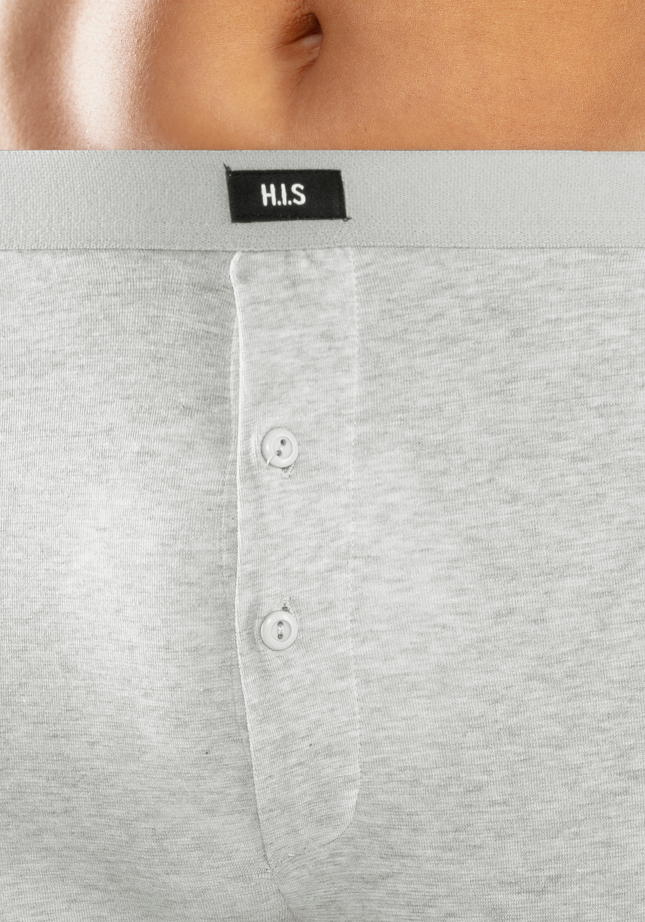 H.I.S Lange Unterhose, (Packung, 2 St.), mit Bündchen am Bein