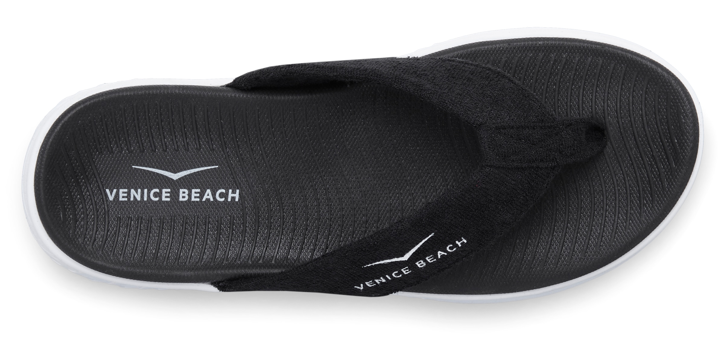 Venice Beach Badezehentrenner, Sandale, Pantolette, Badeschuh ultraleicht im sportiven Look VEGAN